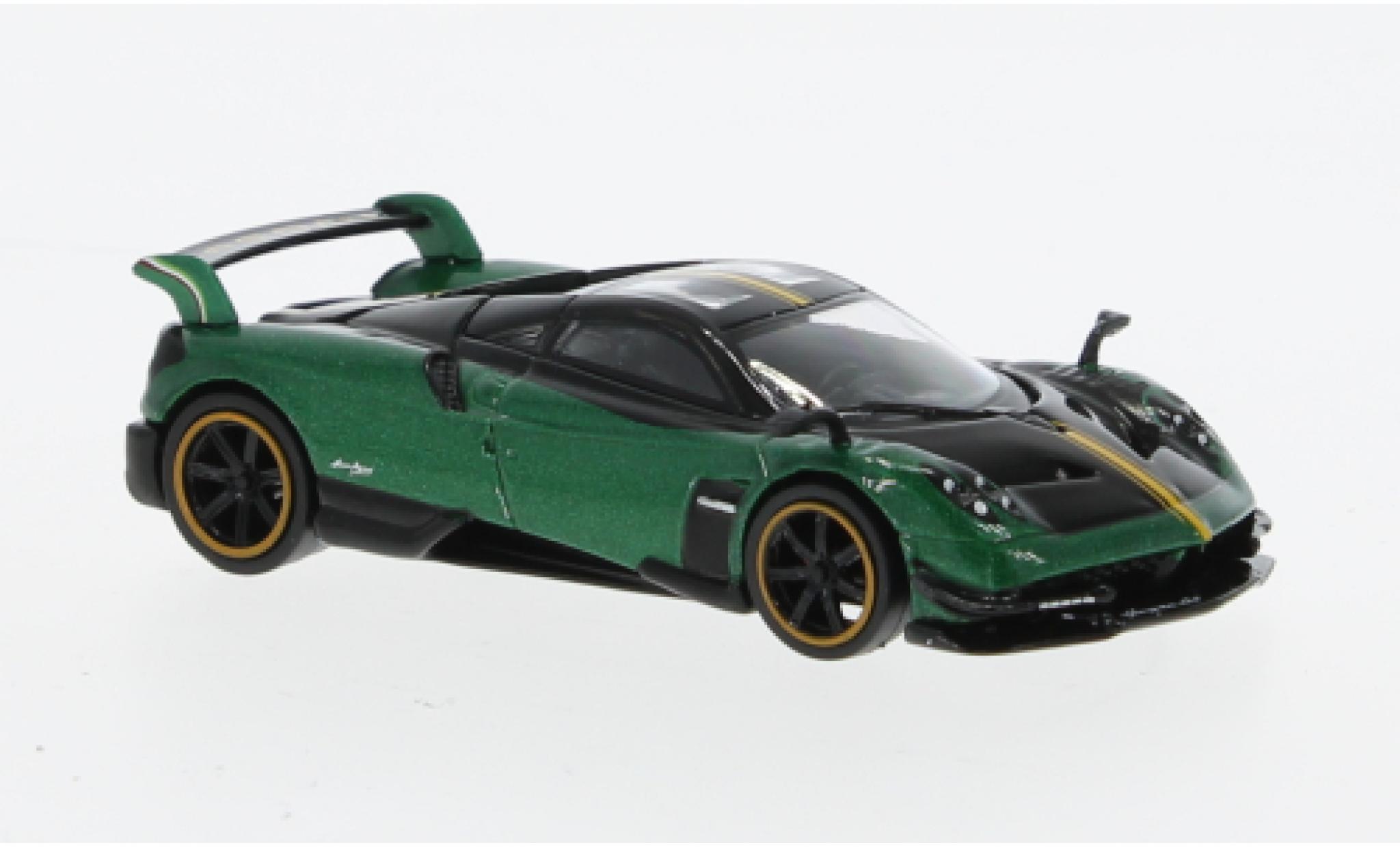Pagani Huayra 1/64 Tarmac Works BC metallic groen modelauto