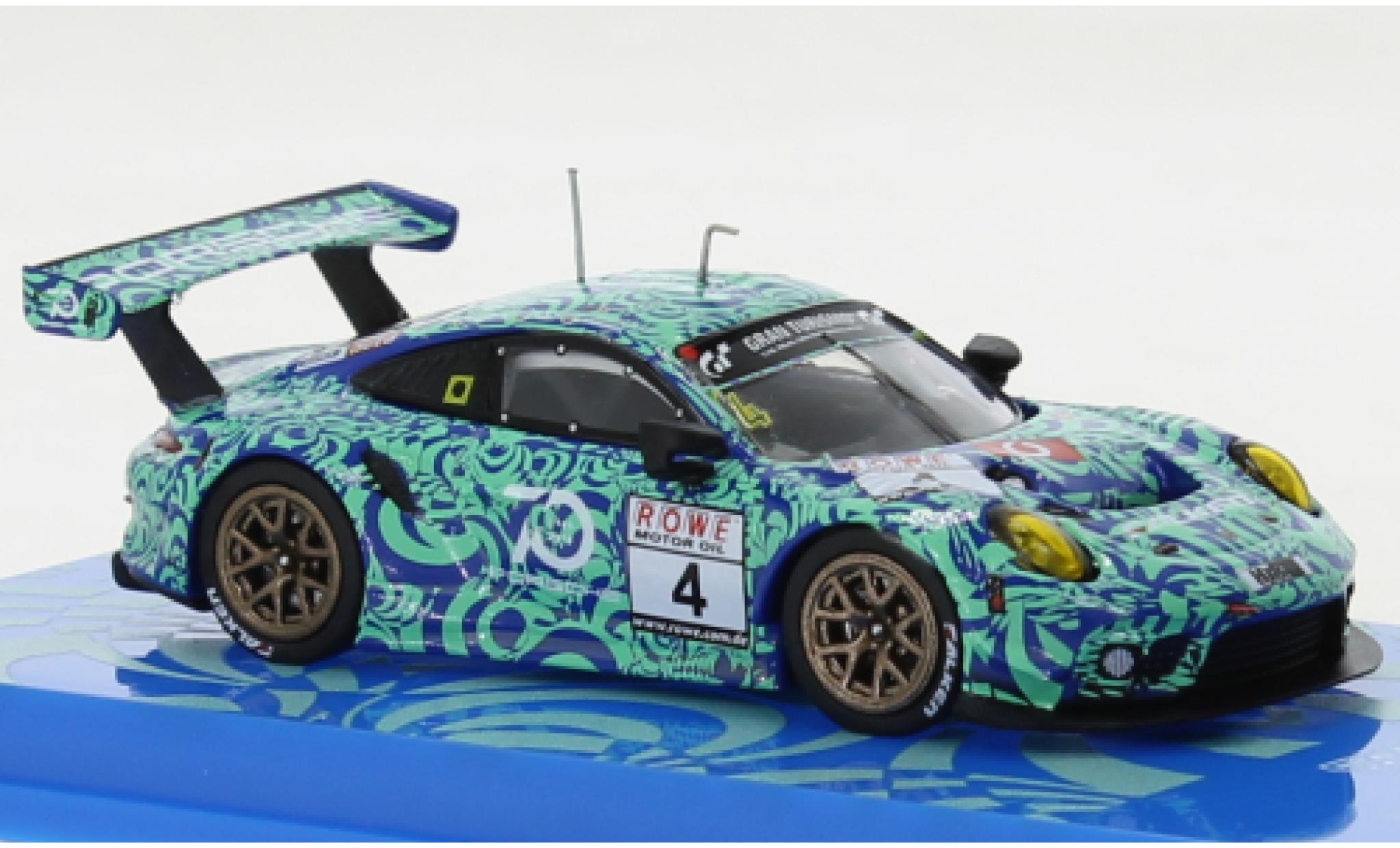Porsche 991 GT3 R 1/64 Tarmac Works 911  No.4 VLN N&uuml;rburgring 2018 modelauto