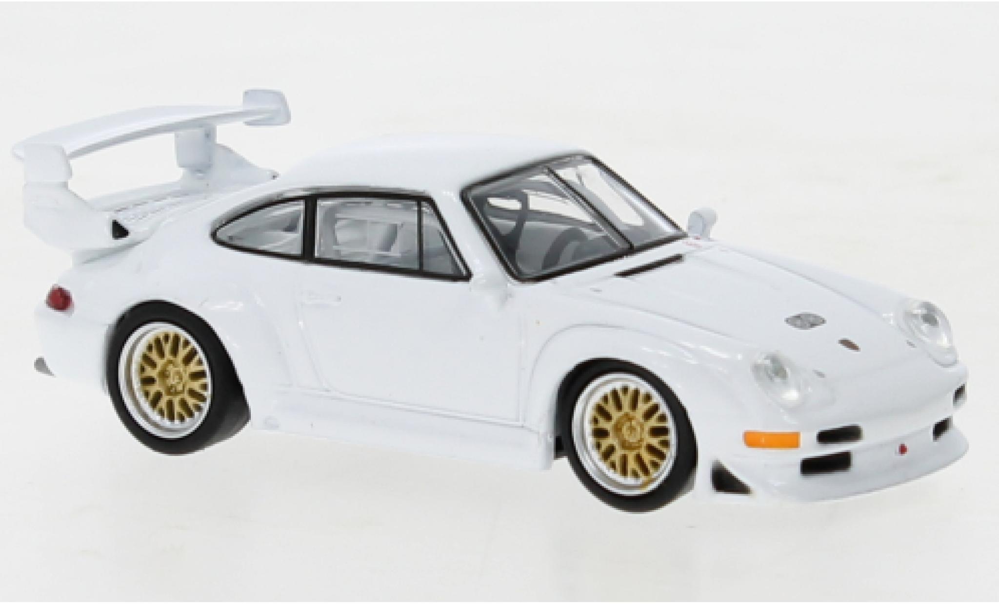 Porsche 993 GT2 1/64 Tarmac Works 911  wit modelauto