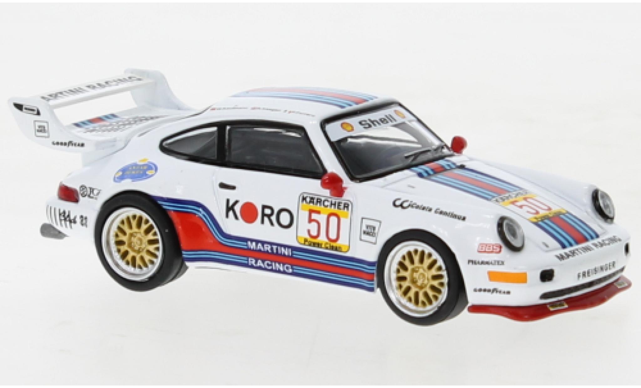 Porsche 993 Turbo S 1/64 Tarmac Works 911  LM GT No.50 BRP GT Series 1995 modelauto