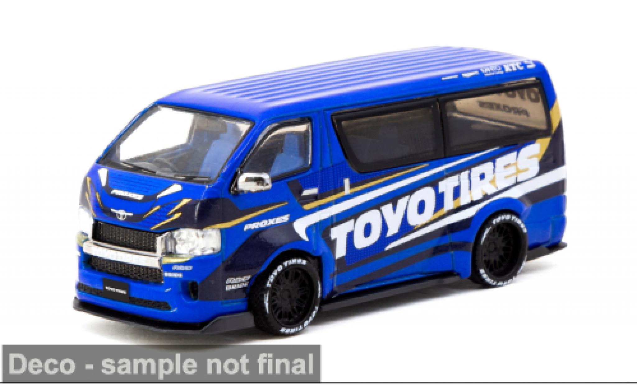 Toyota Hiace 1/64 Tarmac Works Widebody Toyo Tires 1:64 modelauto