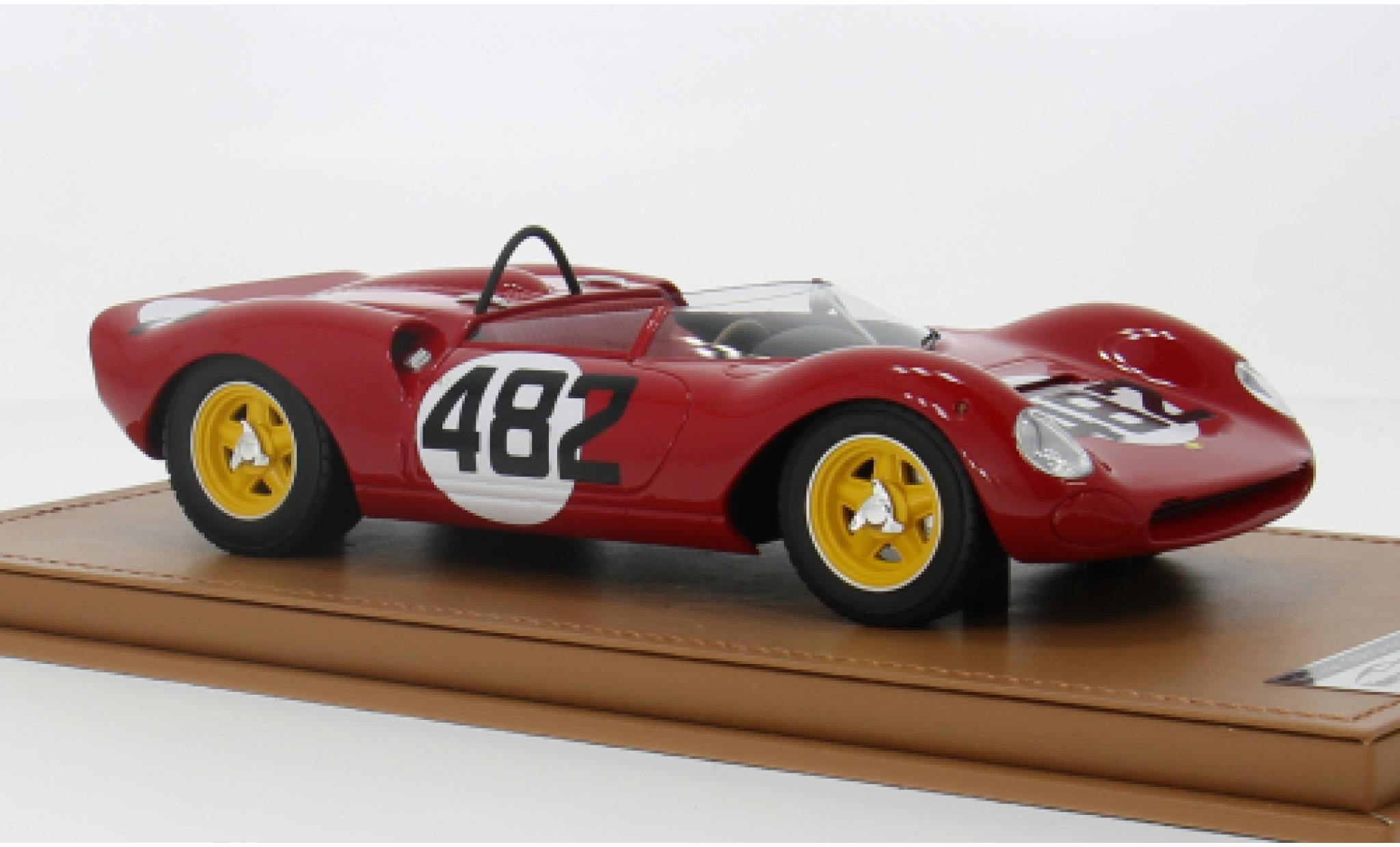 Ferrari 206 1/18 Tecnomodel Dino SP RHD No.48 Scuderia SEFAC International Hill Climb Cesana - Sestriere 1965 1:18 modelauto