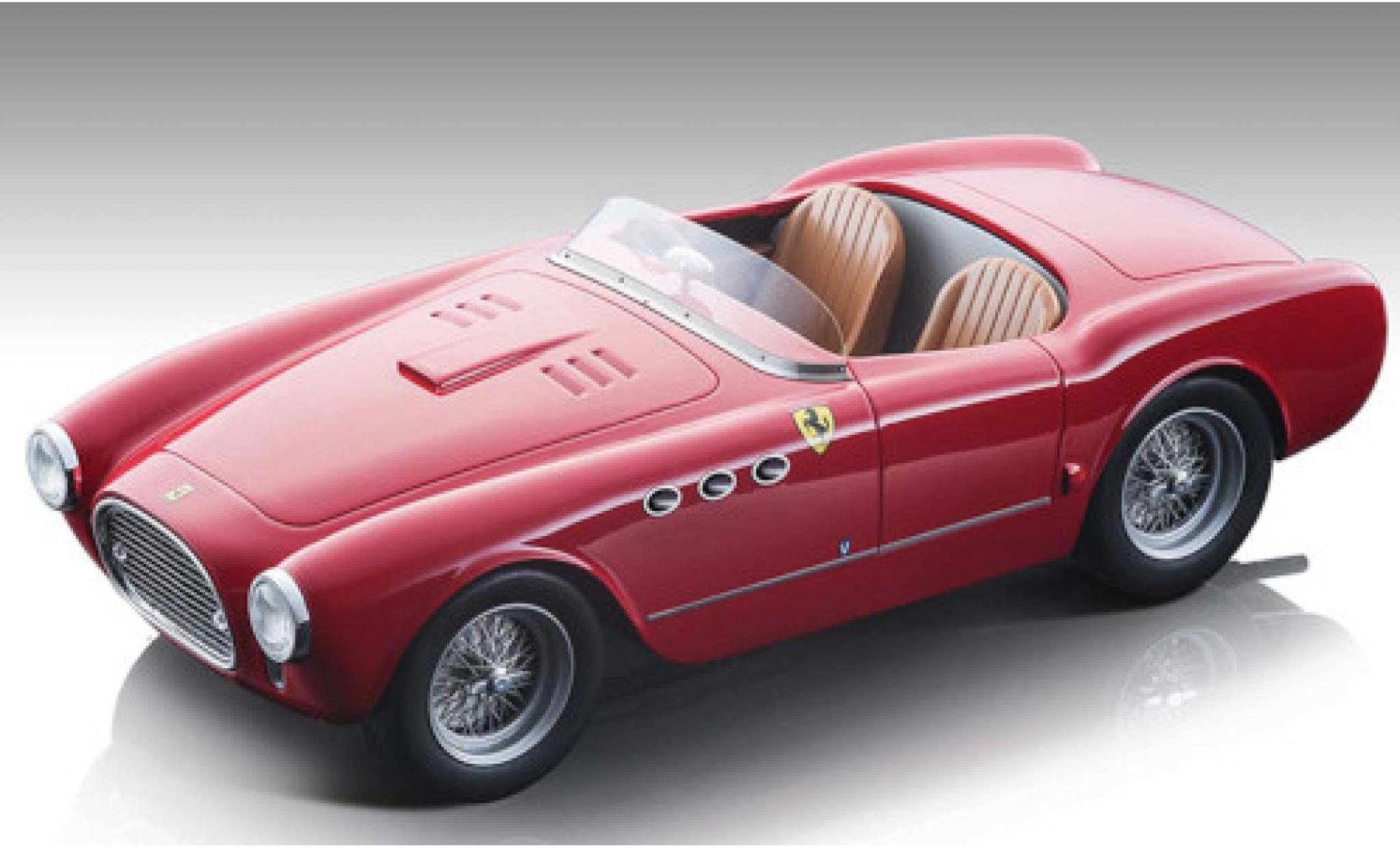 Ferrari 225 1/18 Tecnomodel S rood RHD 1952 Press Version modelauto