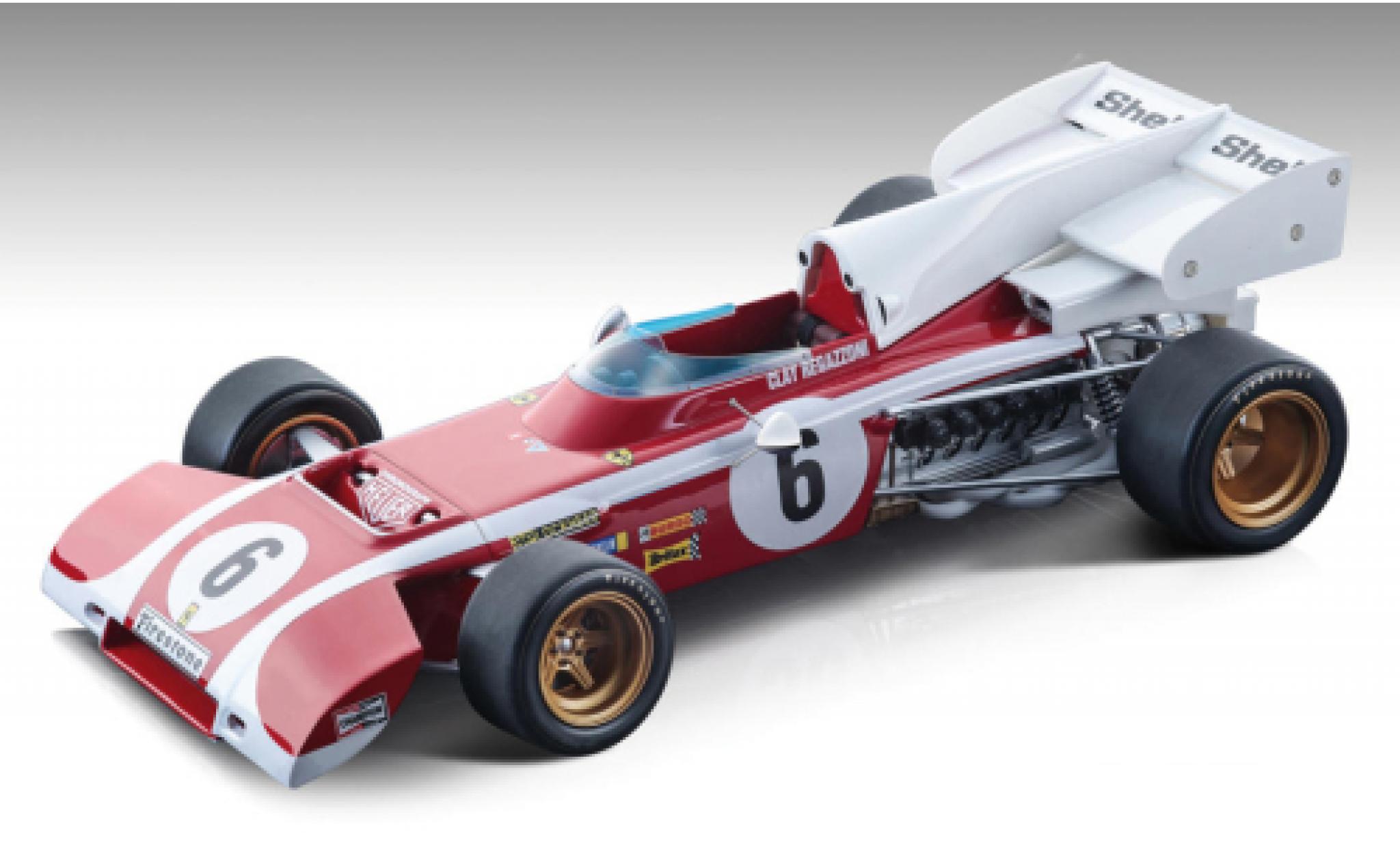 Ferrari 312 1/18 Tecnomodel B2 No.6 Formel 1 GP S&uuml;dafrika 1972 C.Regazzoni modelauto
