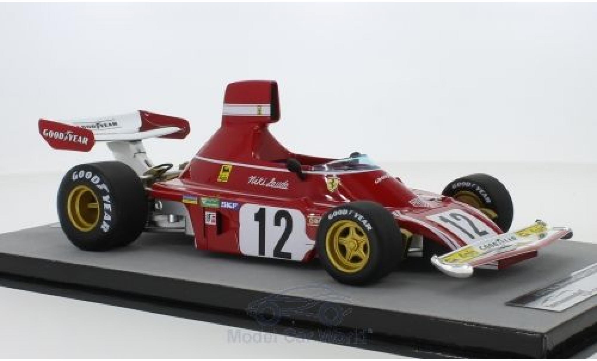 Ferrari 312 1/18 Tecnomodel B3 No.12 Scuderia Formel 1 GP Spanien 1974 N.Lauda modelauto