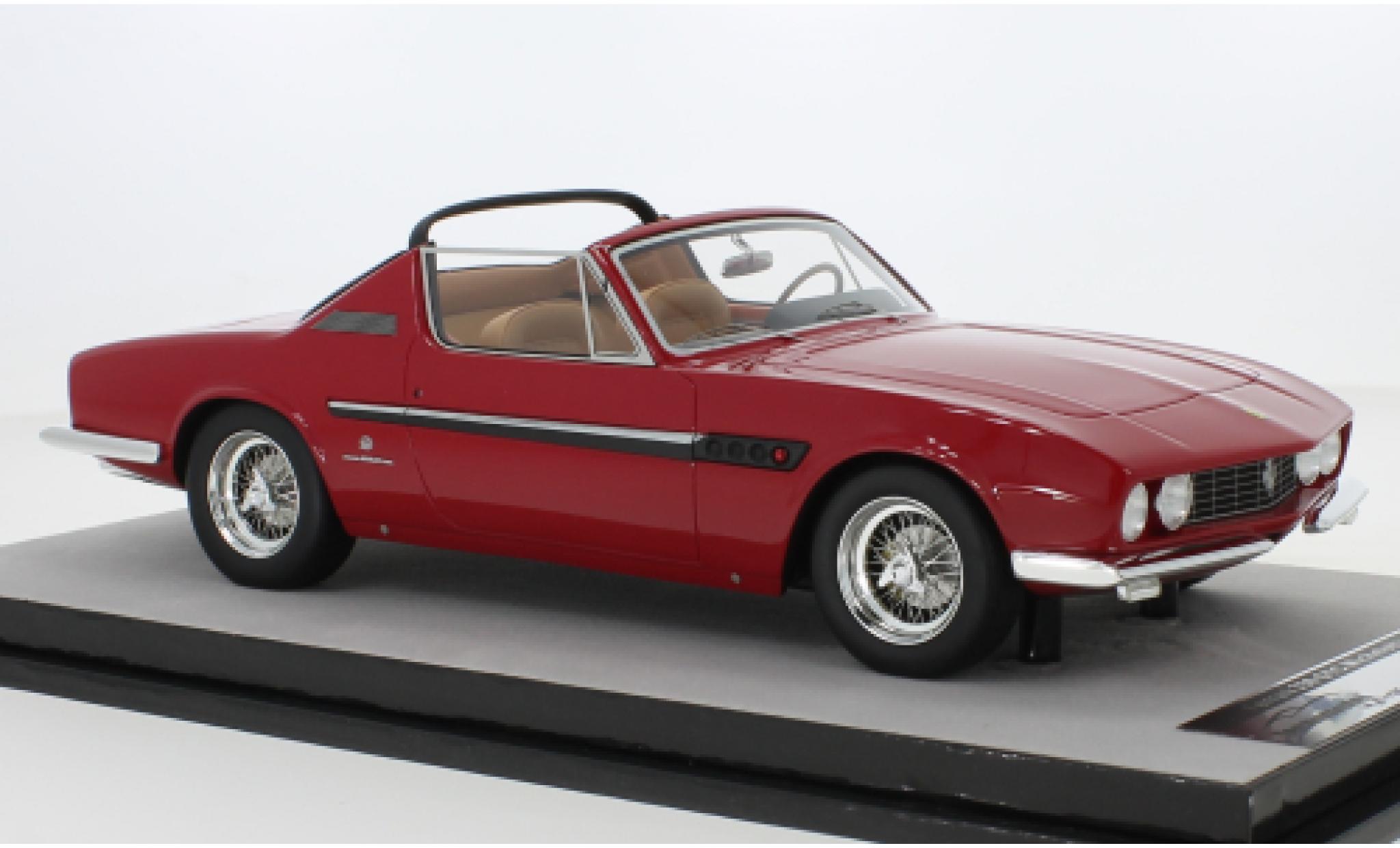 Ferrari 330 1/18 Tecnomodel GTS Spyder Michelotti rood 1967 modelauto