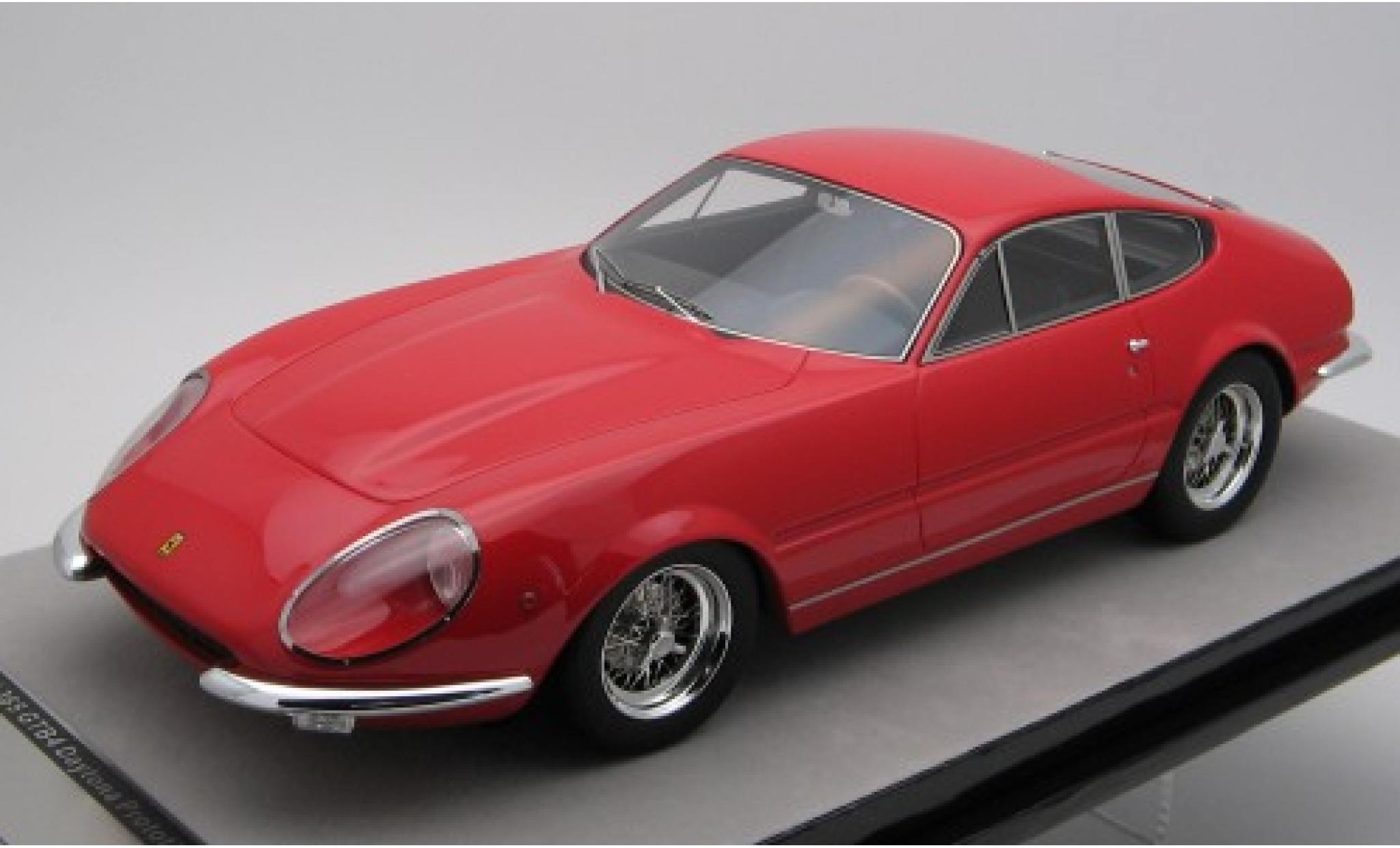 Ferrari 365 1/18 Tecnomodel GT Daytona Proodotipo rood 1967 modelauto
