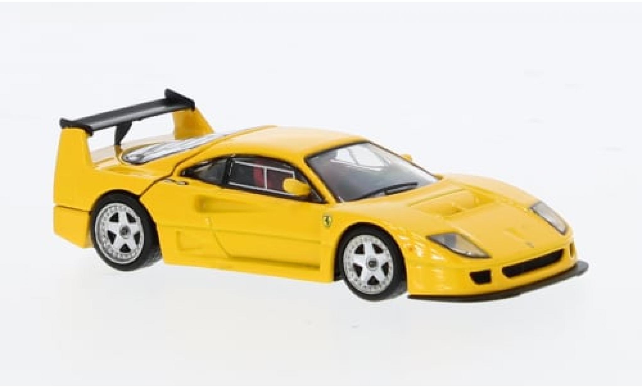 Ferrari F40 1/64 Tecnomodel LM geel 1996 1:64 modelauto