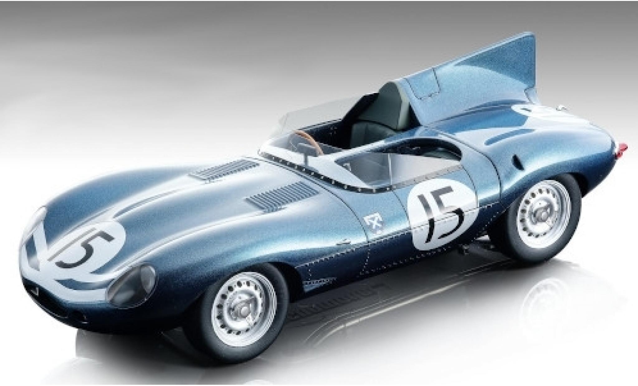 Jaguar D-Type 1/18 Tecnomodel Long Nose RHD No.15 24h Le Mans 1957 J.Lawrence/N.Sanderson modelauto