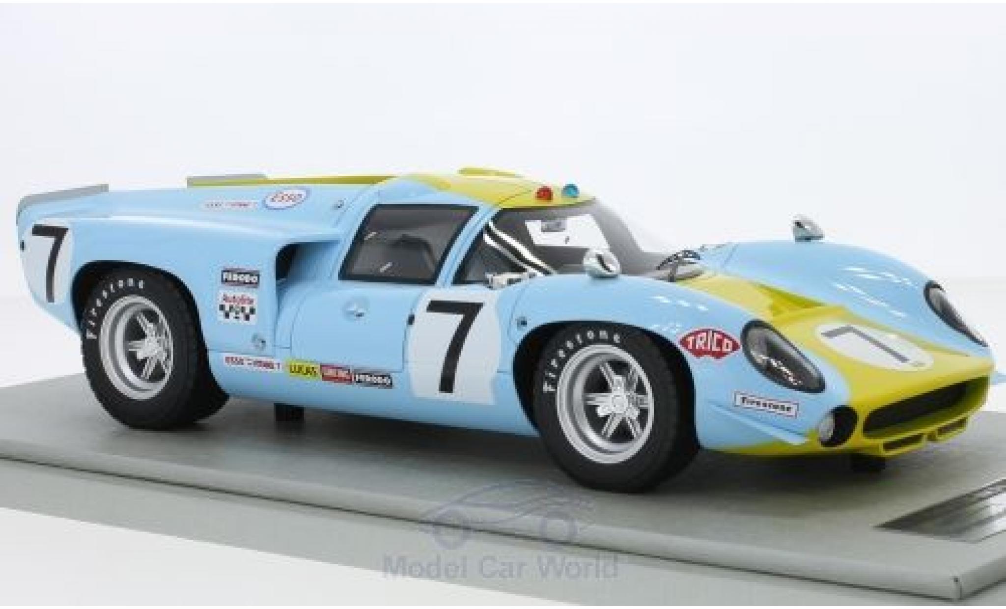 Lola T70 1968 1/18 Tecnomodel MK3 RHD No.7 24h Le Mans 1968 S.Axelsson/U.Norinder modelauto
