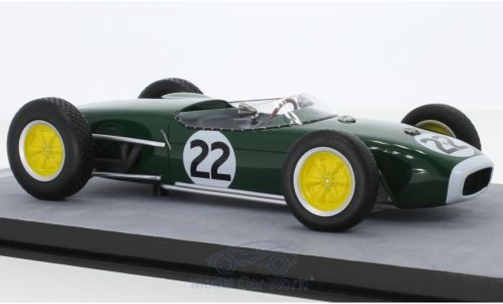 Lotus 18 1/18 Tecnomodel No.22 Formel 1 GP Frankreich 1960 R.Flockhart modelauto