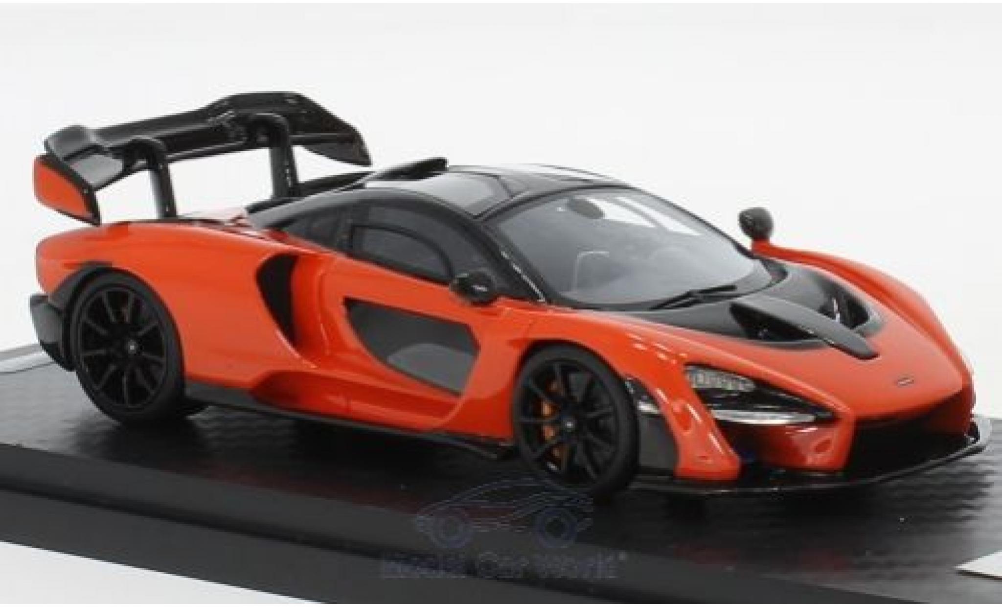McLaren Senna 1/18 Tecnomodel oranje 2018 modelauto
