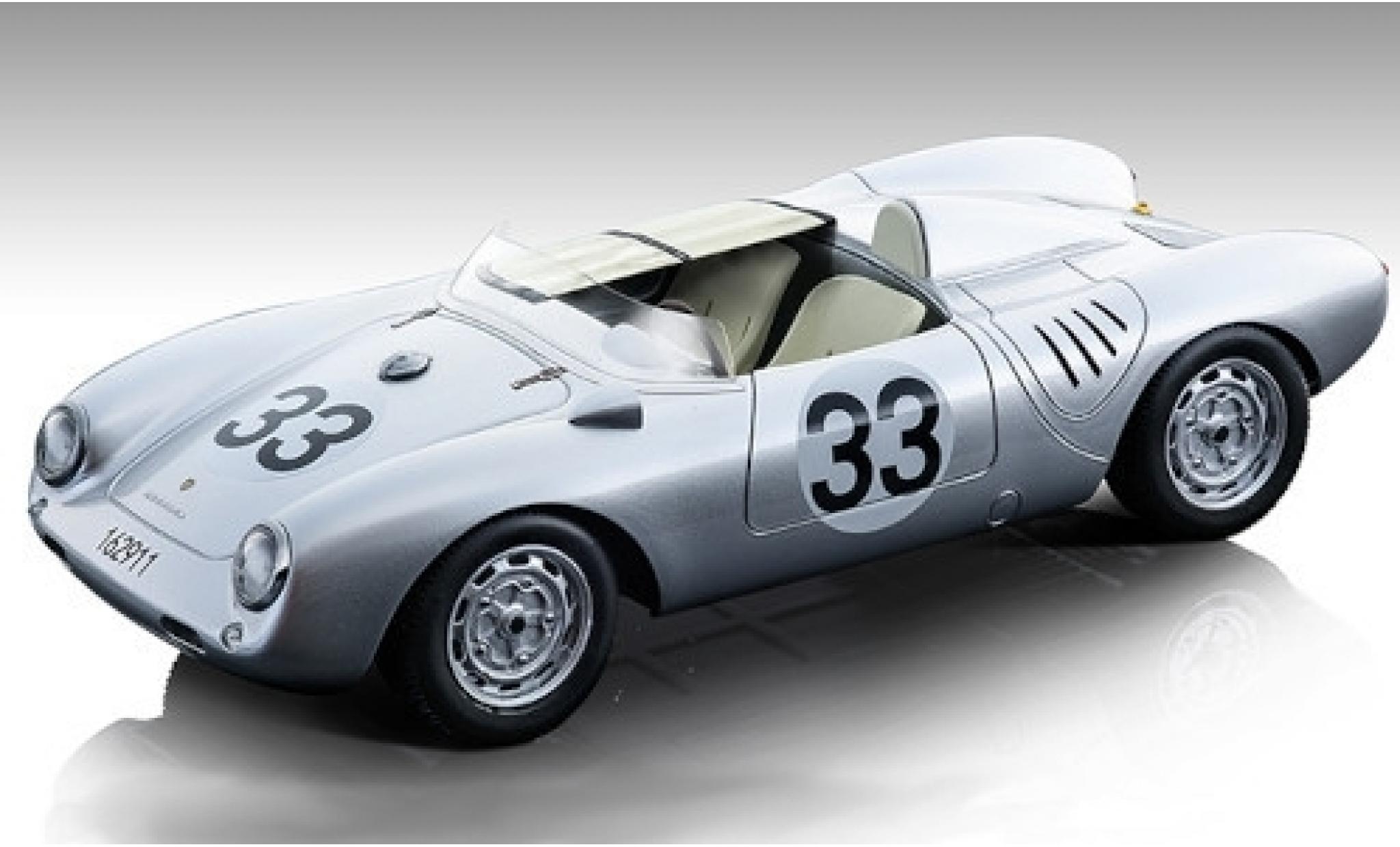 Porsche 550 1/18 Tecnomodel A RS No.33 KG 24h Le Mans 1957 H.Herrmann/R.von Frankenberg modelauto