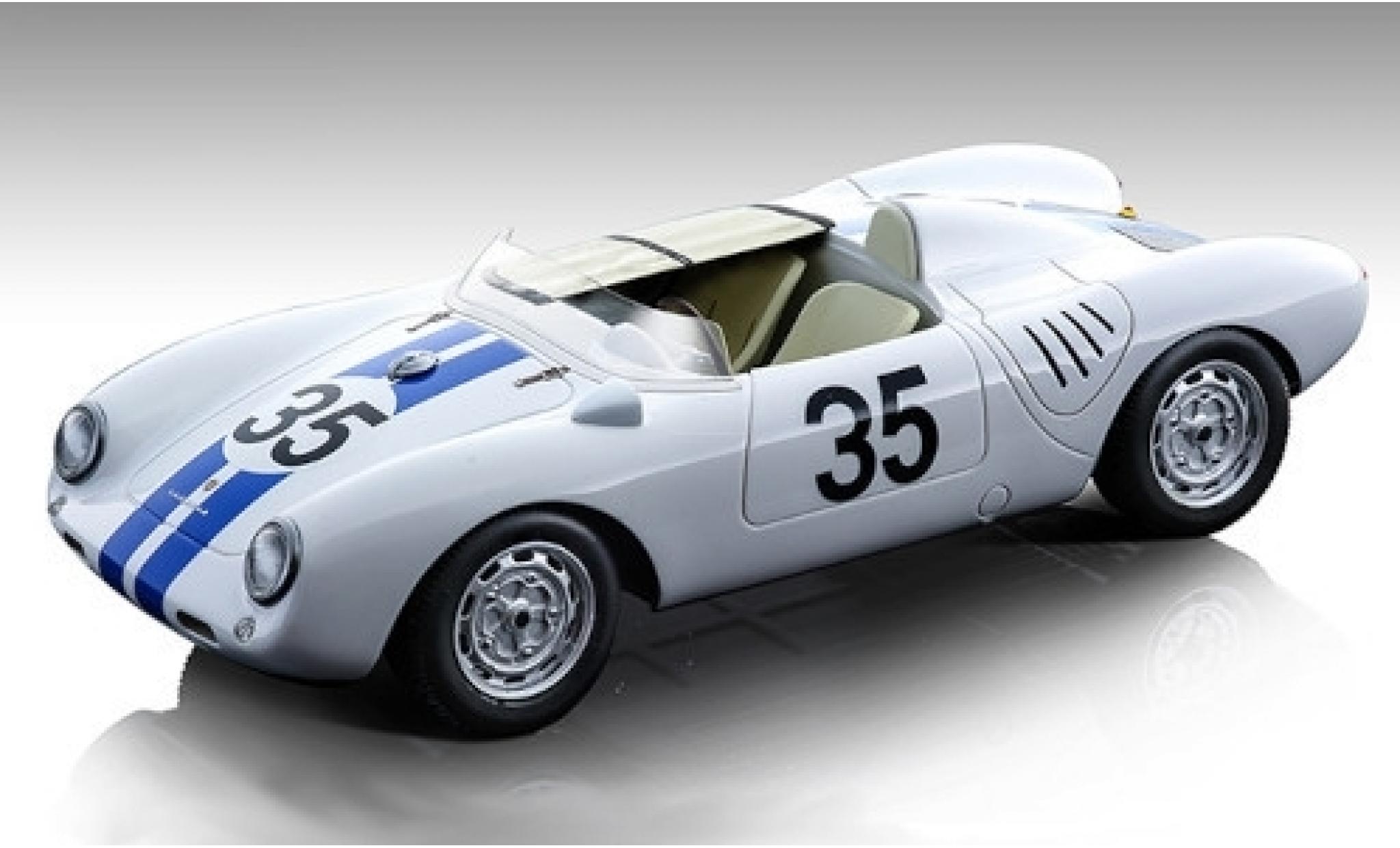 Porsche 550 1/18 Tecnomodel A RS No.35 Ed Hugus 24h Le Mans 1957 E.Hugus/C.Godin de Beaufort modelauto