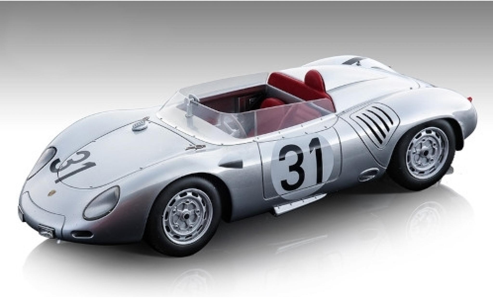 Porsche 718 1/18 Tecnomodel RSK No.31 KG 24h Le Mans J.Bonnier/W.von Trips modelauto