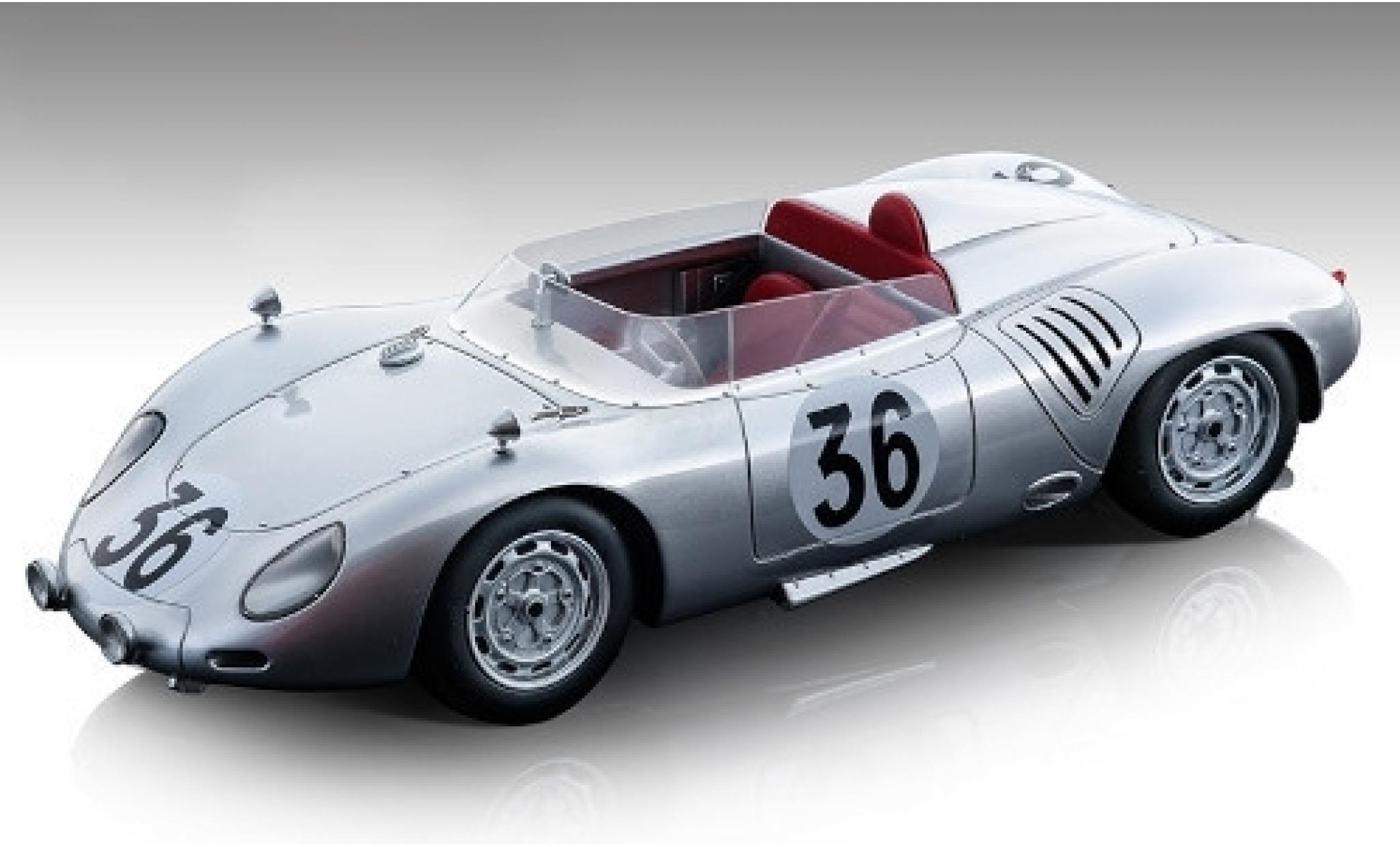 Porsche 718 1/18 Tecnomodel RSK No.36 Baron Carel Godin de Beaufort 24h Le Mans 1959 C.Godin de Beaufort/C.Heins modelauto