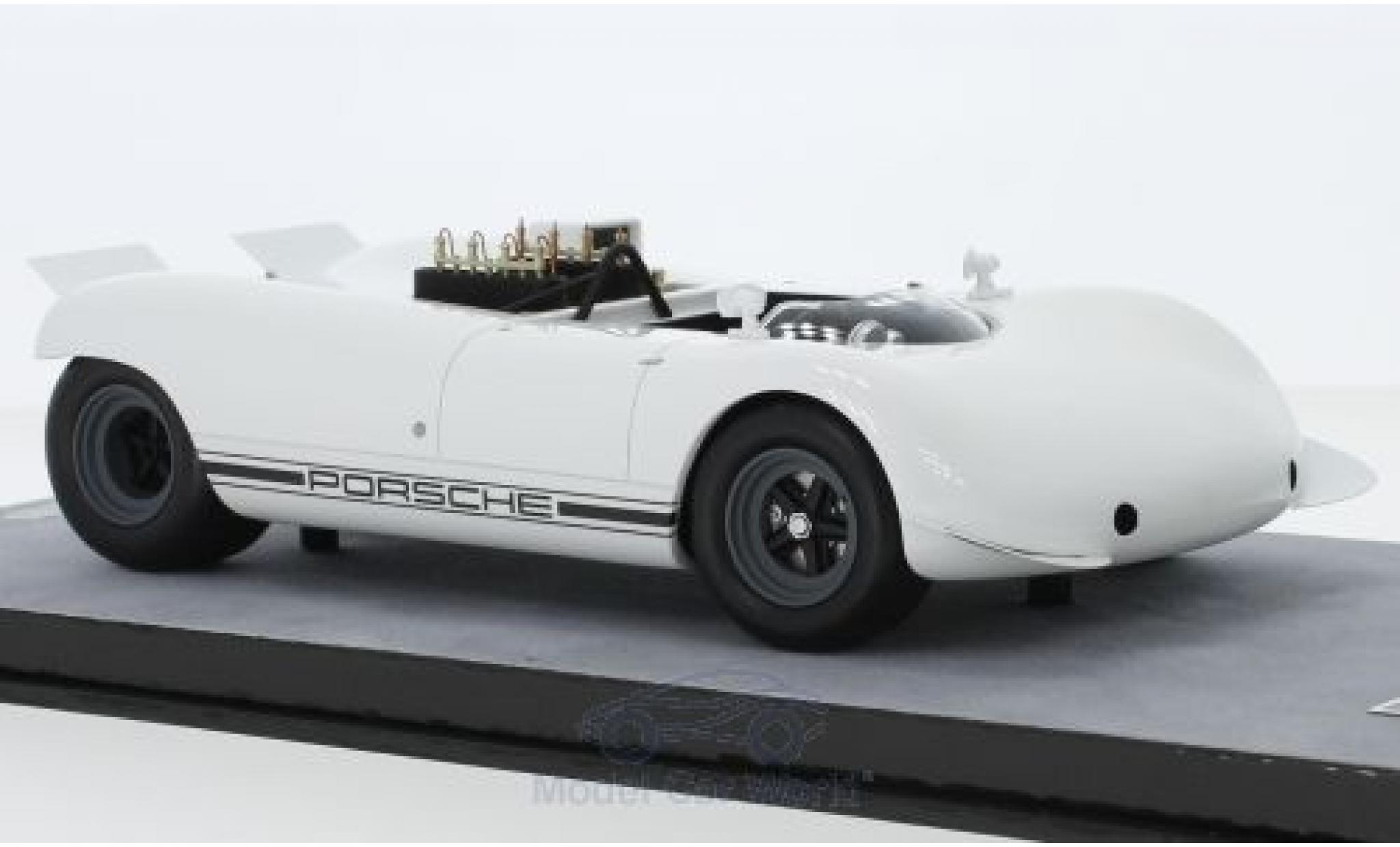 Porsche 909 1968 1/18 Tecnomodel Bergspyder wit 1968 modelauto