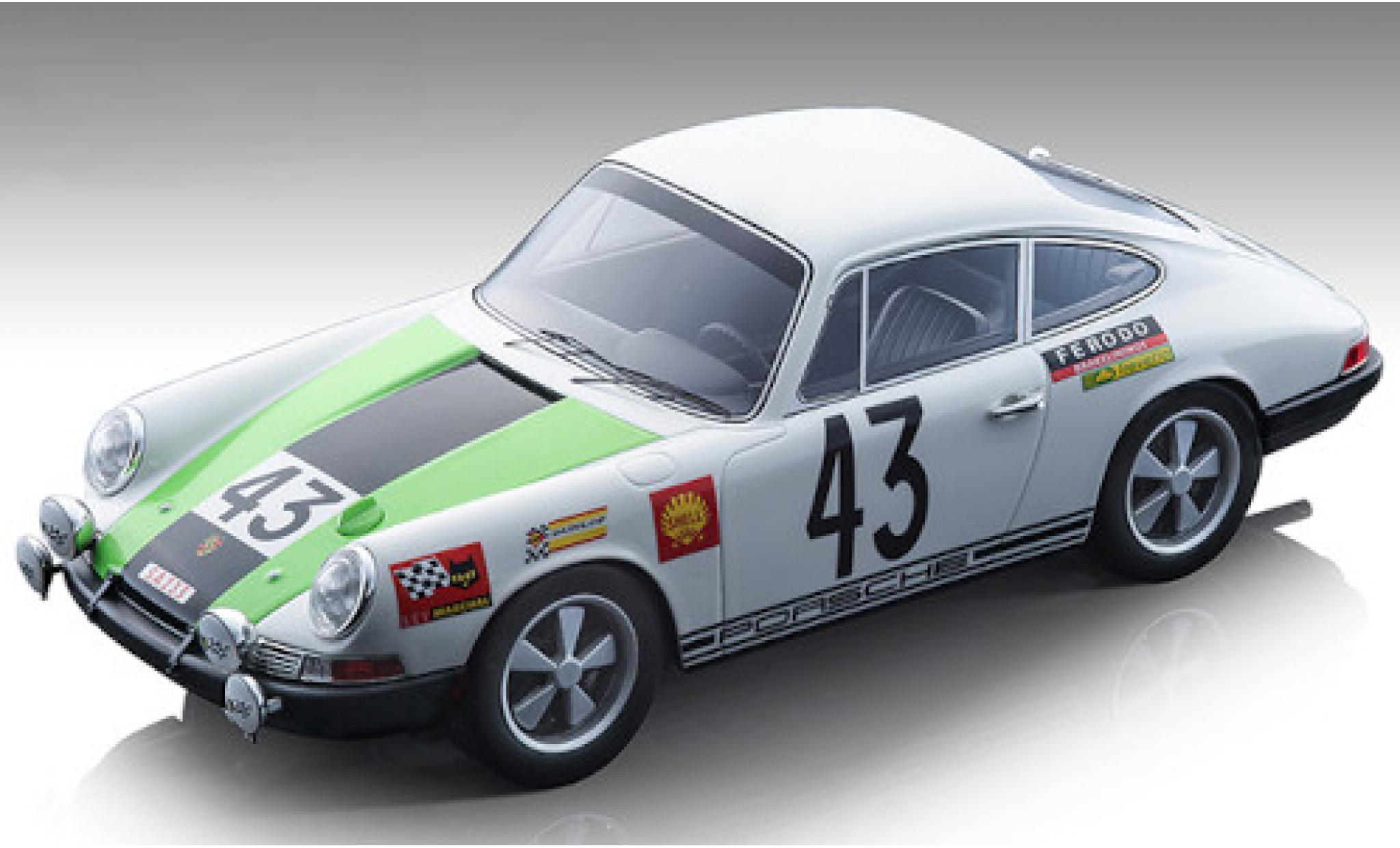 Porsche 911 1/18 Tecnomodel T No.43 24h Le Mans 1968 J-P.Gaban/R.Vanderschrick modelauto
