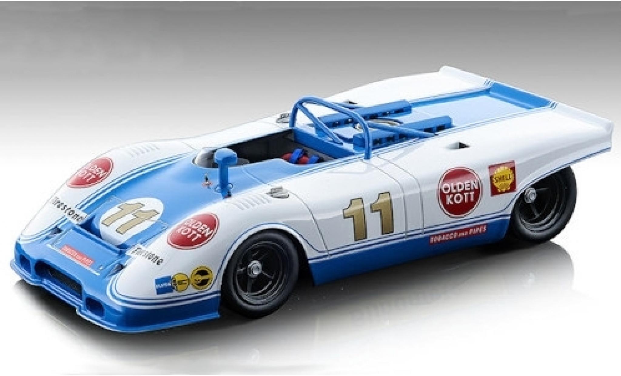 Porsche 917 1971 1/18 Tecnomodel Spyder RHD No.11 Team AAW Older Kott Olden Kott Interserie Norisring 1971 L.Kinnunen modelauto