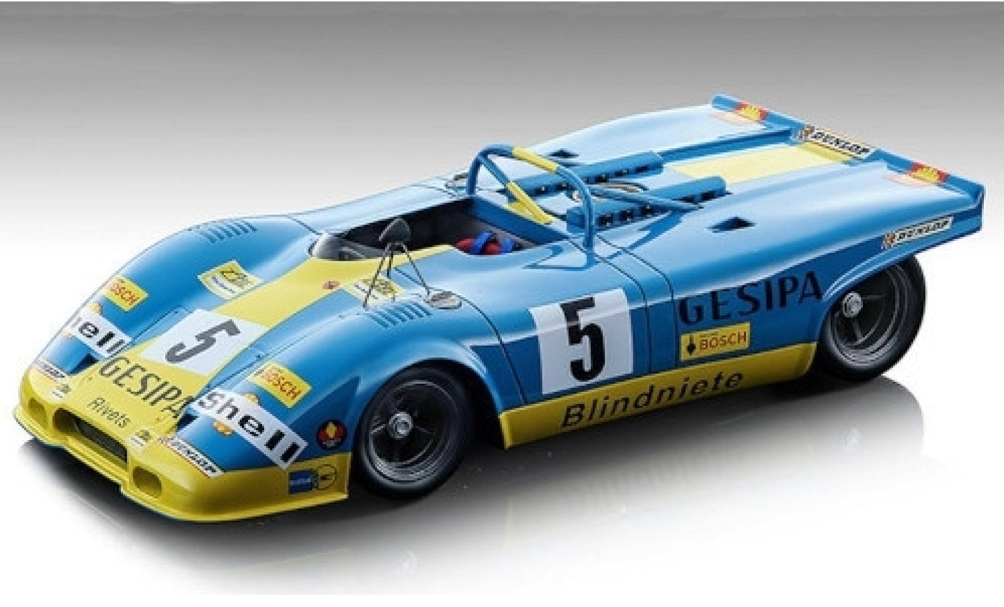 Porsche 917 1971 1/18 Tecnomodel Spyder RHD No.5 GESIPA 1000km Paris 1971 H.Marko/M.Weber modelauto