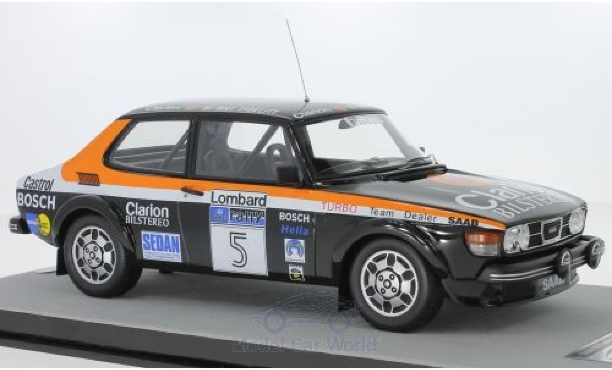 Saab 99 1/18 Tecnomodel Turbo No.5 Rally Costa Smeralda 1980 S.Blomqvist/B.Cederberg modelauto