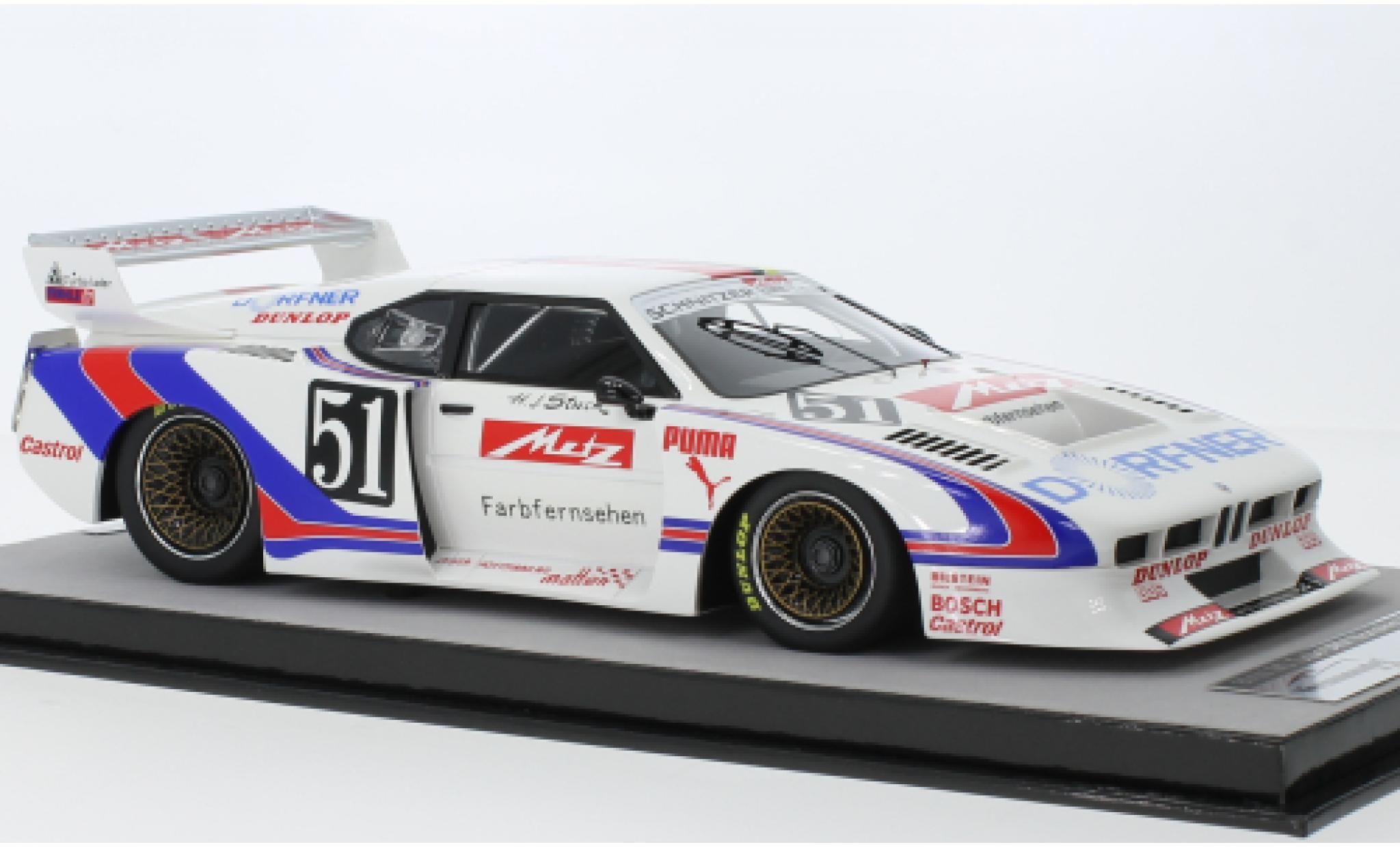 Bmw M1 1/18 Tecnomodel Turbo No.51 Team Schnitzer Metz DRM Norisring 1981 modelauto