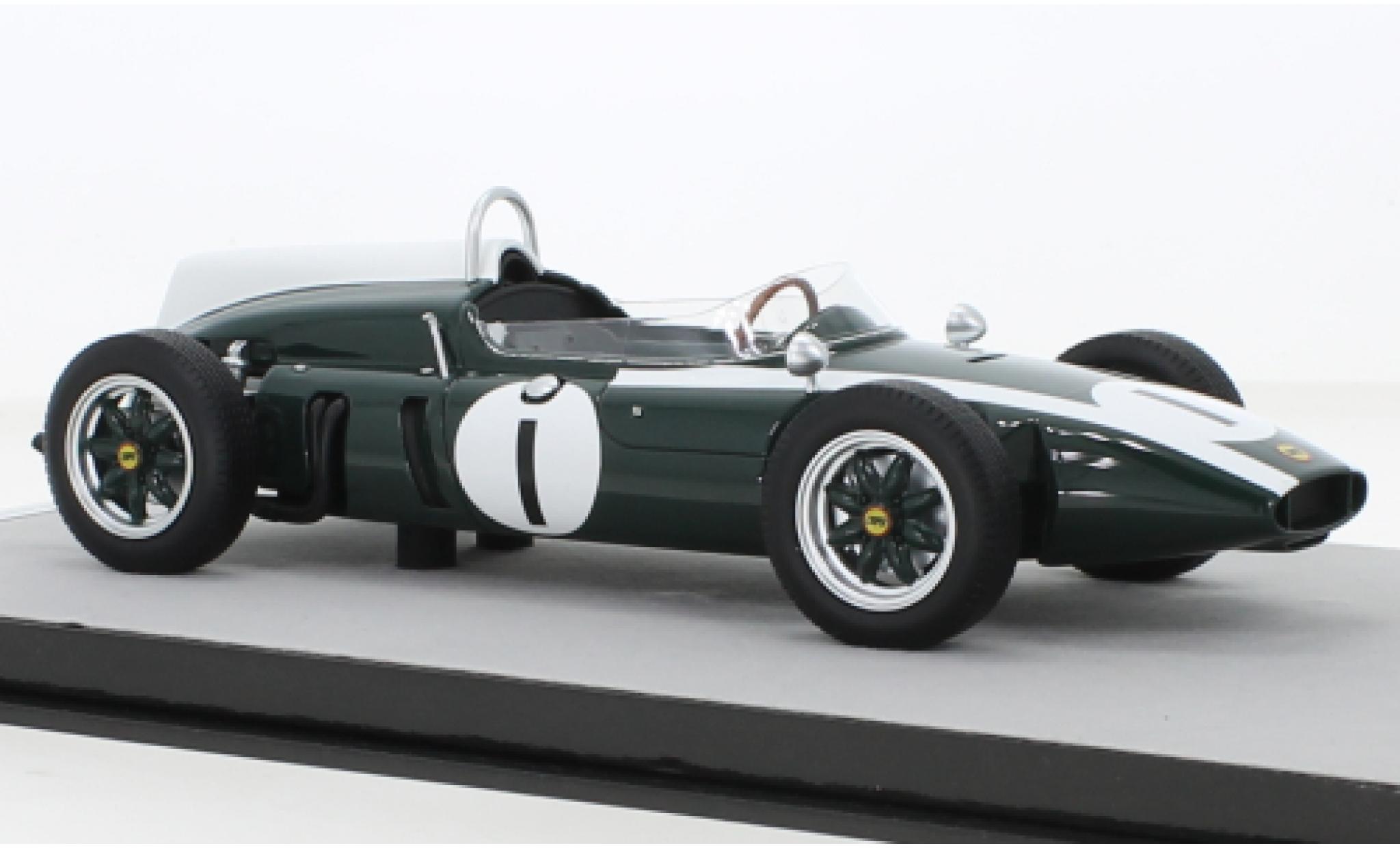Cooper T53 1/18 Tecnomodel Climax No.1 Formel 1 GP Gro&szlig;britannien 1960 modelauto