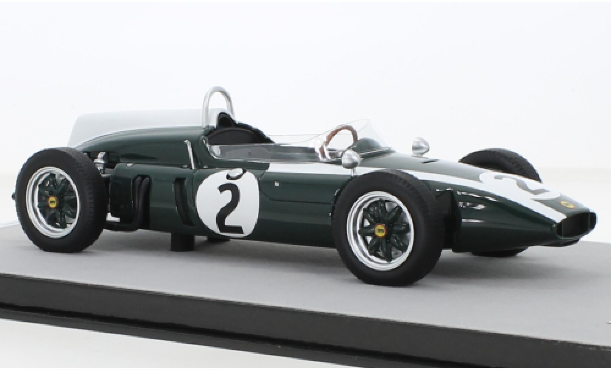 Cooper T53 1/18 Tecnomodel Climax No.2 Formel 1 GP Gro&szlig;britannien 1960 modelauto