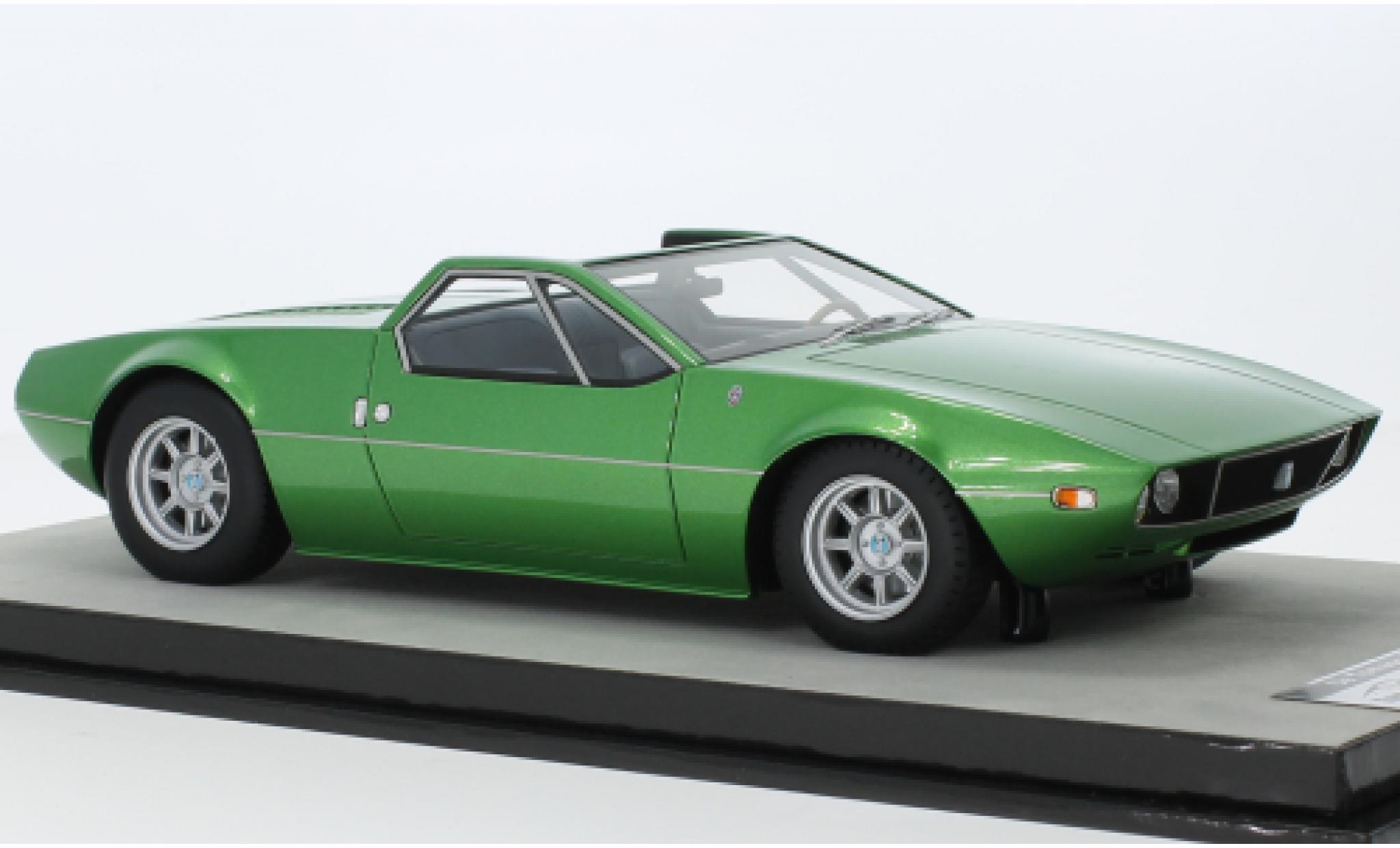 De Tomaso Mangusta 1/18 Tecnomodel Spyder metallic groen 1966 modelauto