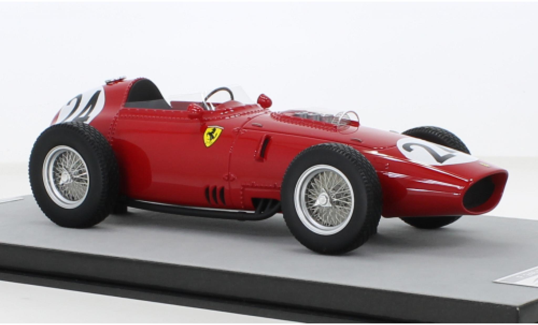 Ferrari 246 1/18 Tecnomodel /256 Dino No.24 Formel 1 GP Reims 1959 modelauto