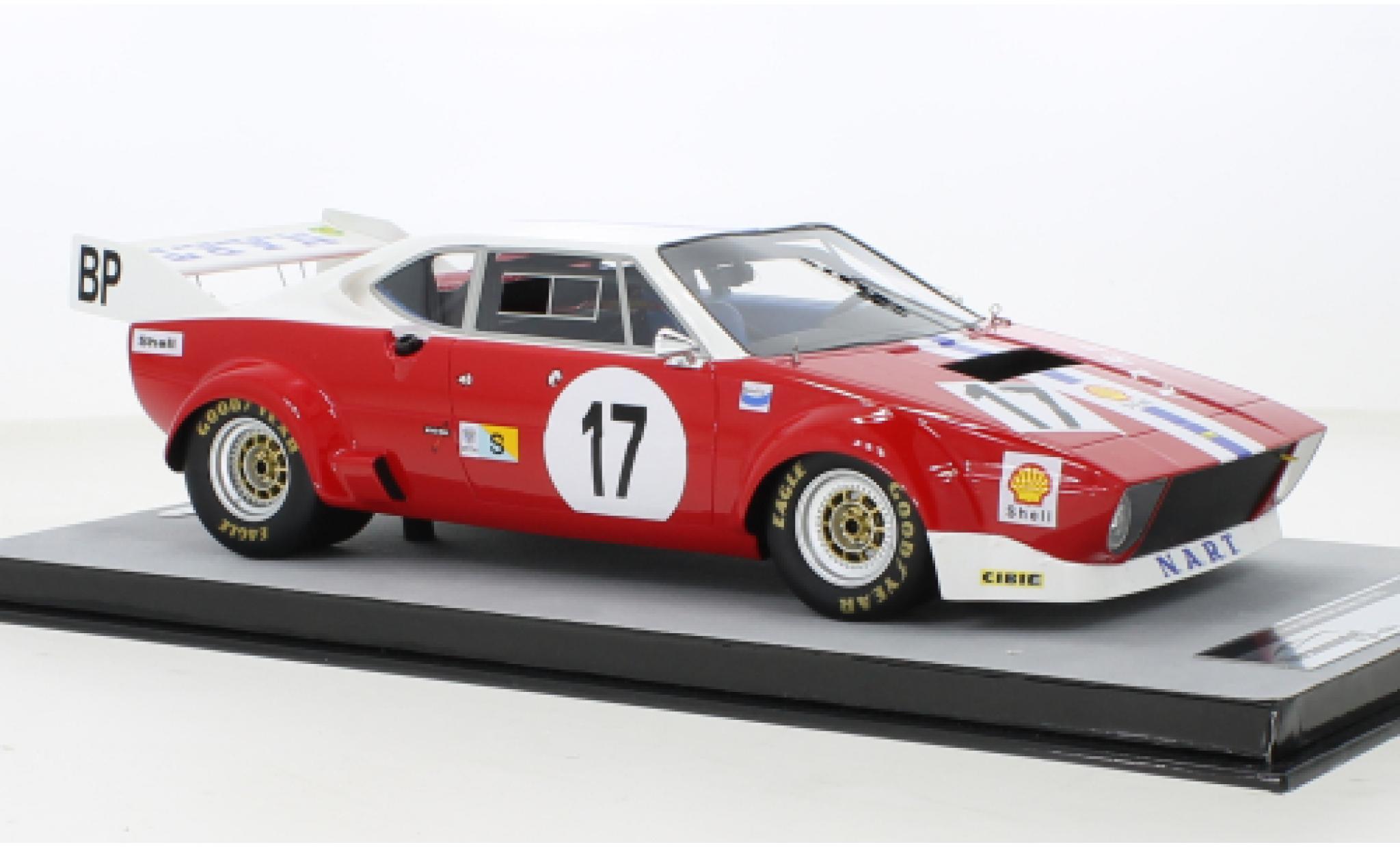 Ferrari 308 1/18 Tecnomodel GTB4 LM No.17 N.A.R.T. 24h Le Mans 1975 modelauto