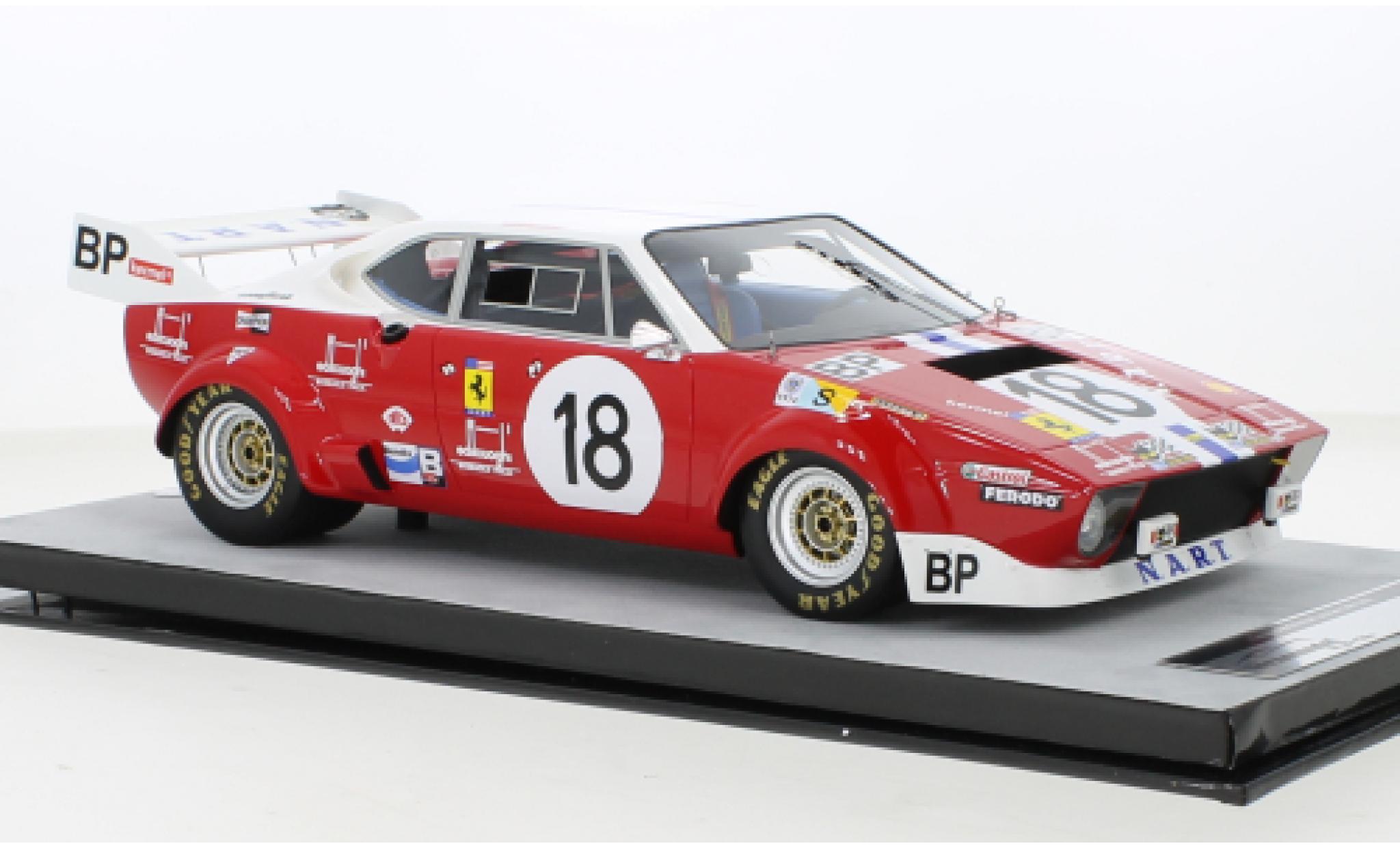Ferrari 308 1/18 Tecnomodel GTB4 LM No.18 N.A.R.T. 24h Le Mans 1974 modelauto
