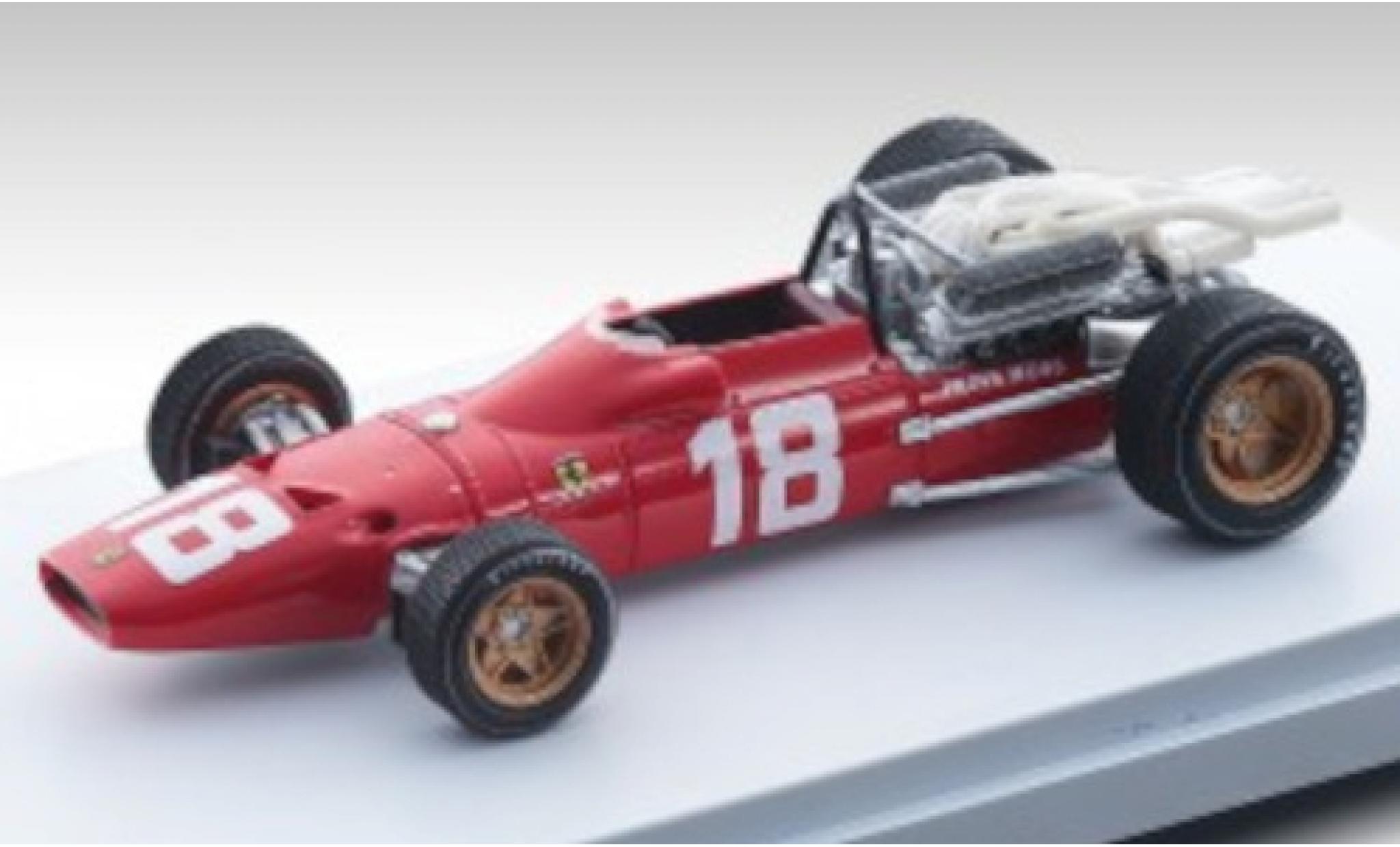 Ferrari 312 1/43 Tecnomodel F1-67 No.18 formule 1 GP Monaco 1967 modelauto