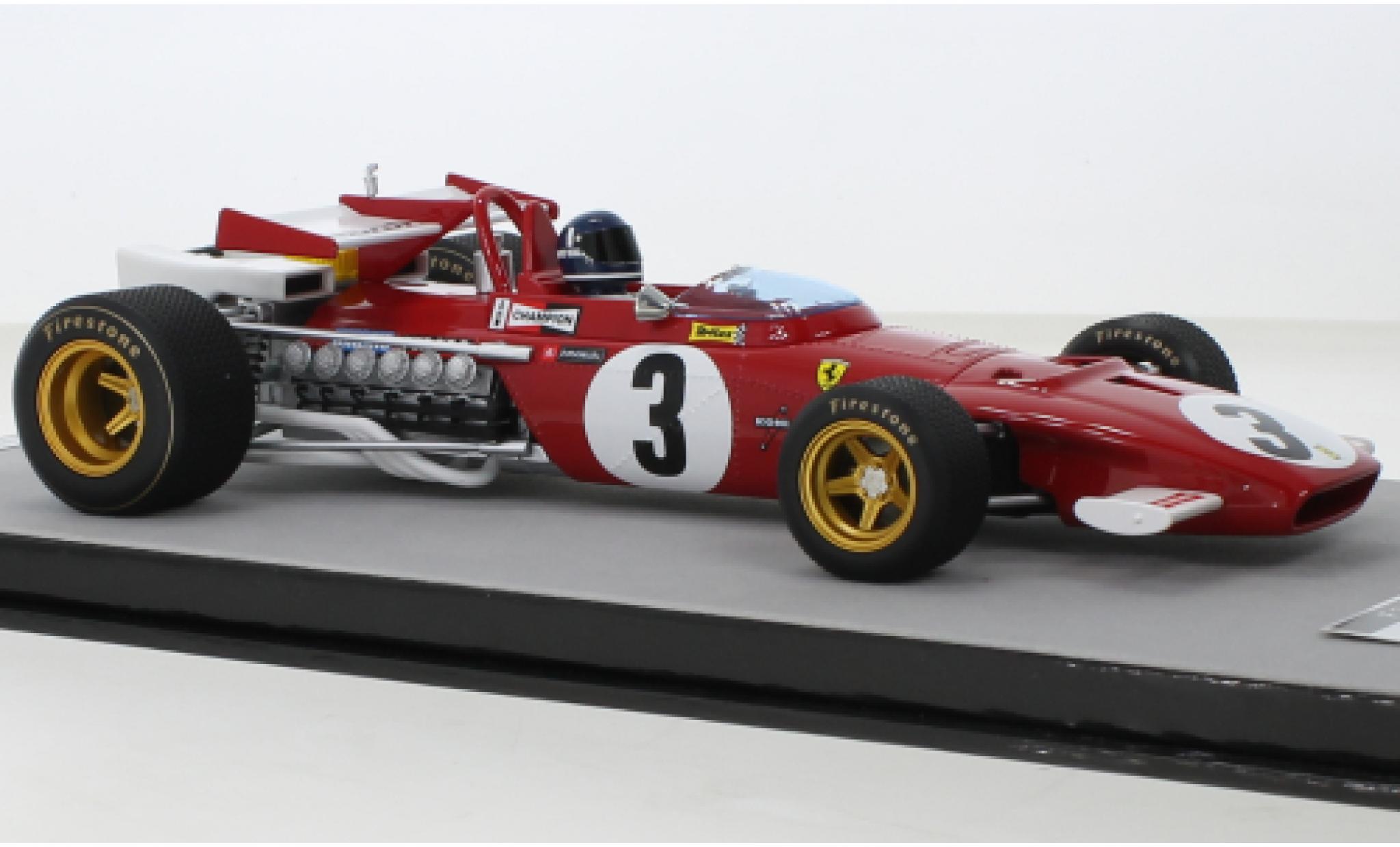 Ferrari 312 1/18 Tecnomodel B No.3 Formel 1 GP Mexiko 1970 modelauto