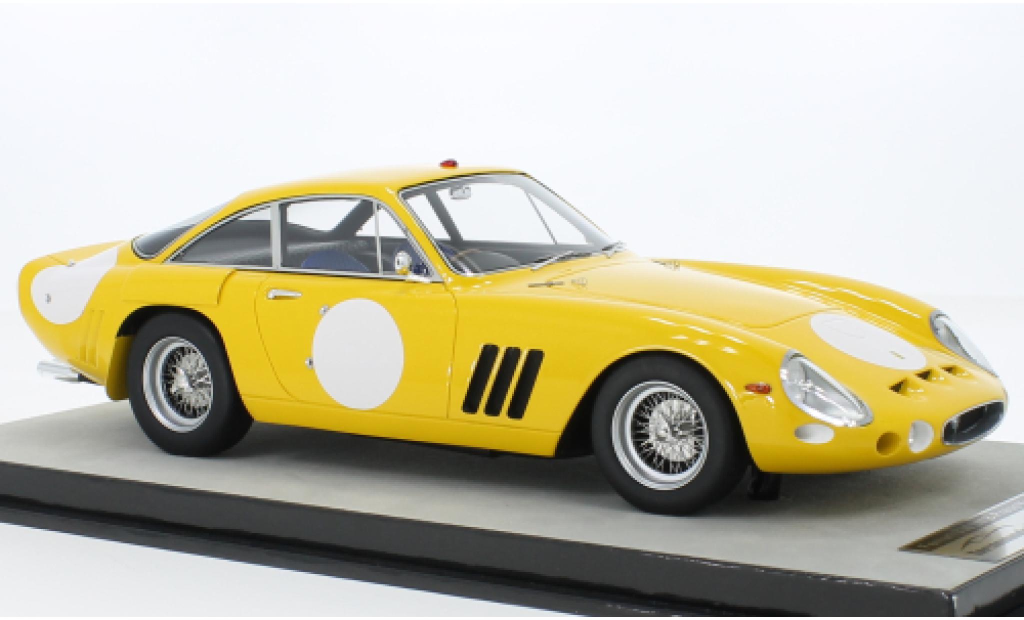Ferrari 330 1/18 Tecnomodel LMB geel RHD 1963 modelauto