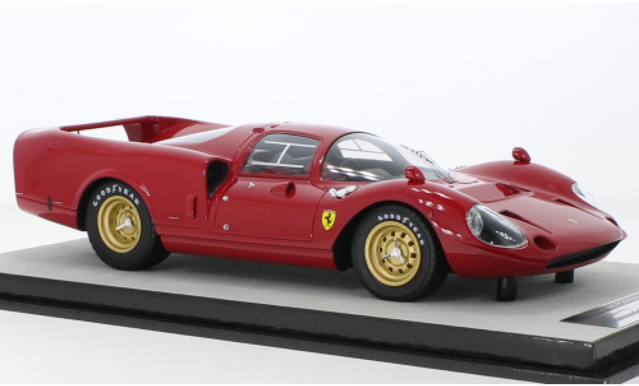 Ferrari 365 1/18 Tecnomodel P2/3 Drogo rood RHD 1967 modelauto