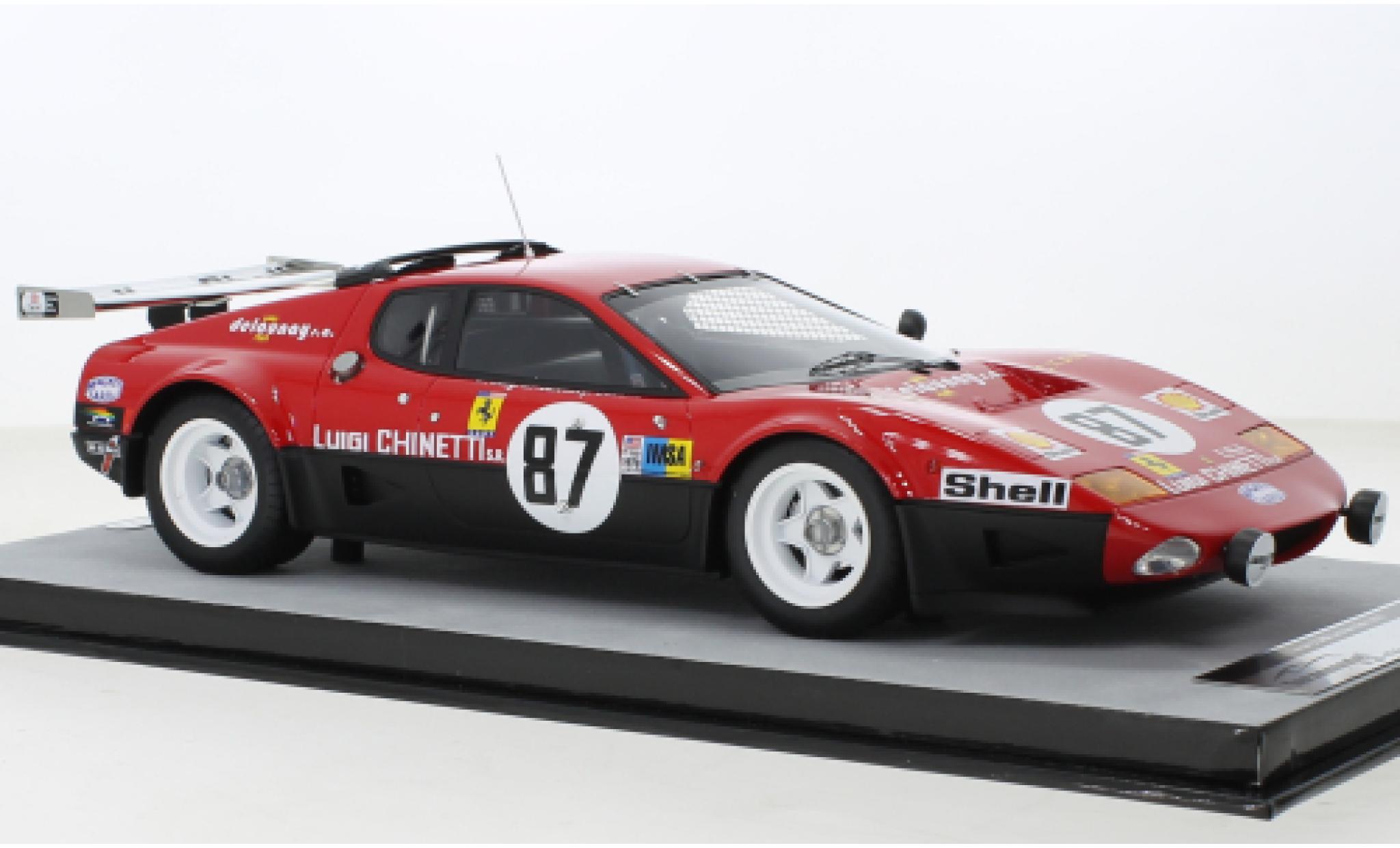 Ferrari 512 1/18 Tecnomodel BB No.87 Luigi Chinetti 24h Le Mans 1978 modelauto
