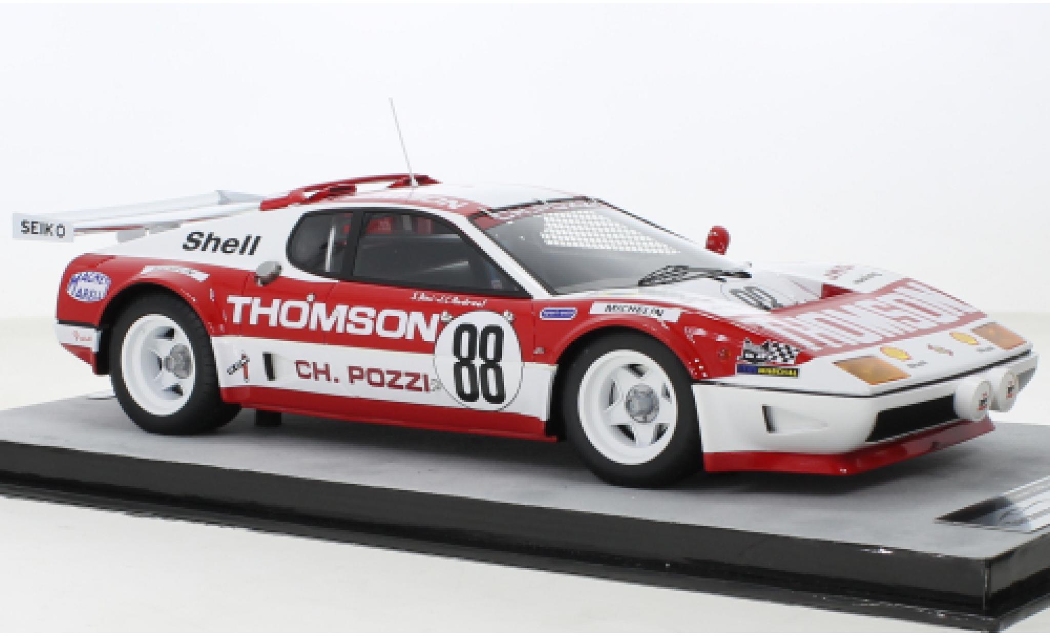 Ferrari 512 1/18 Tecnomodel BB No.88 Thomson-Pozzi 24h Le Mans 1978 modelauto