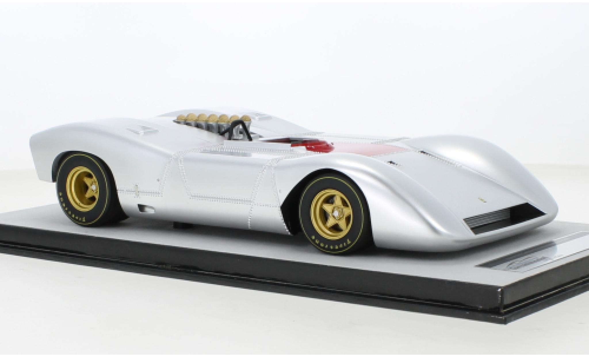 Ferrari 612 1/18 Tecnomodel Can-Am matt-grijs RHD 1968 modelauto