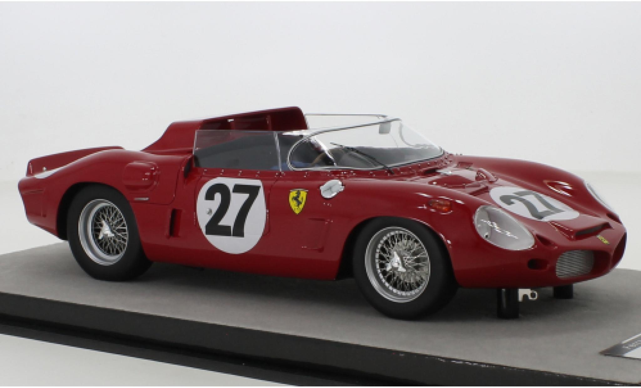 Ferrari Dino 1/18 Tecnomodel 246 SP RHD No.27 24h Le Mans 1962 modelauto