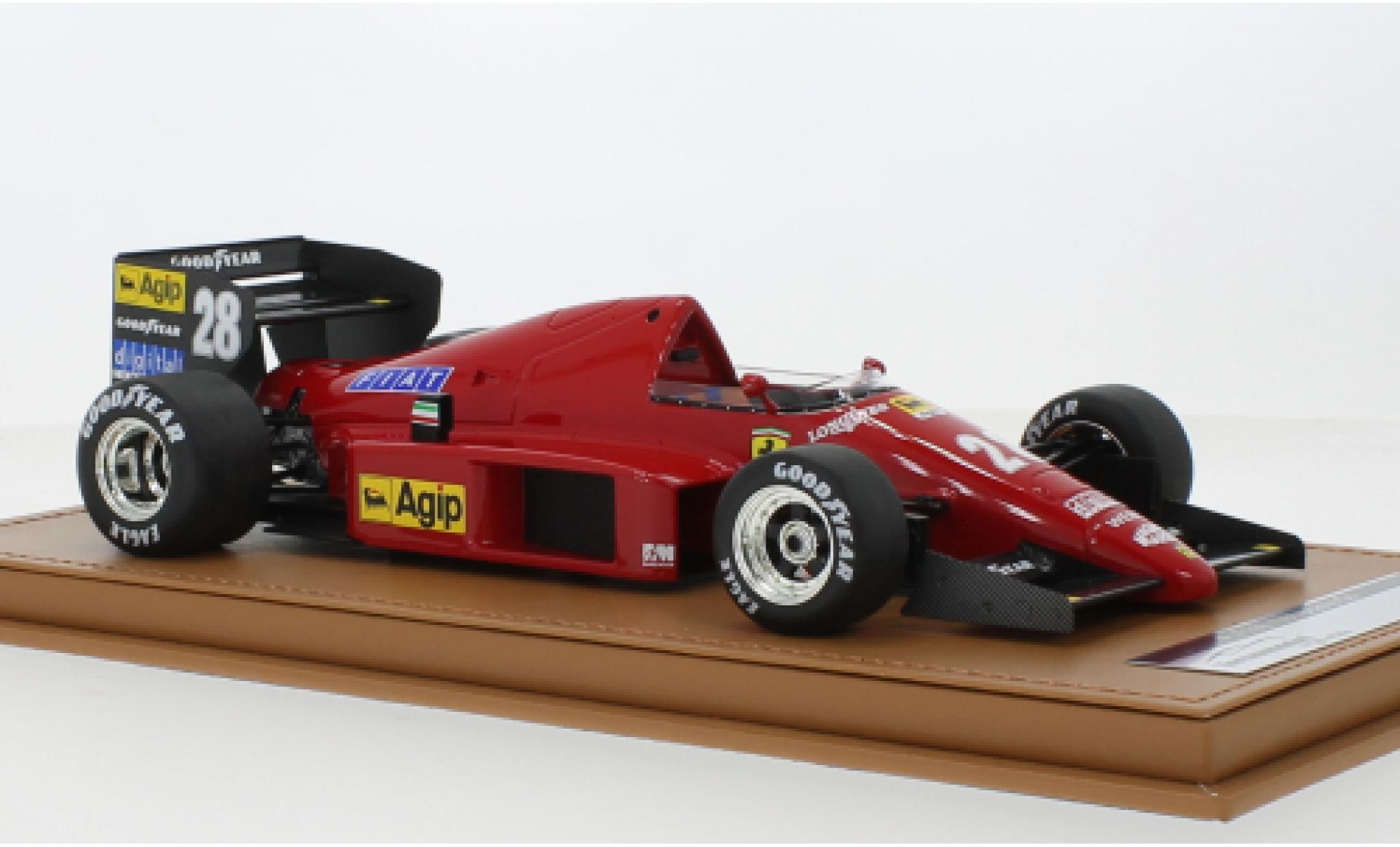 Ferrari F1 1/18 Tecnomodel /86 No.28 formule 1 GP Br&eacute;sil 1986 modelauto