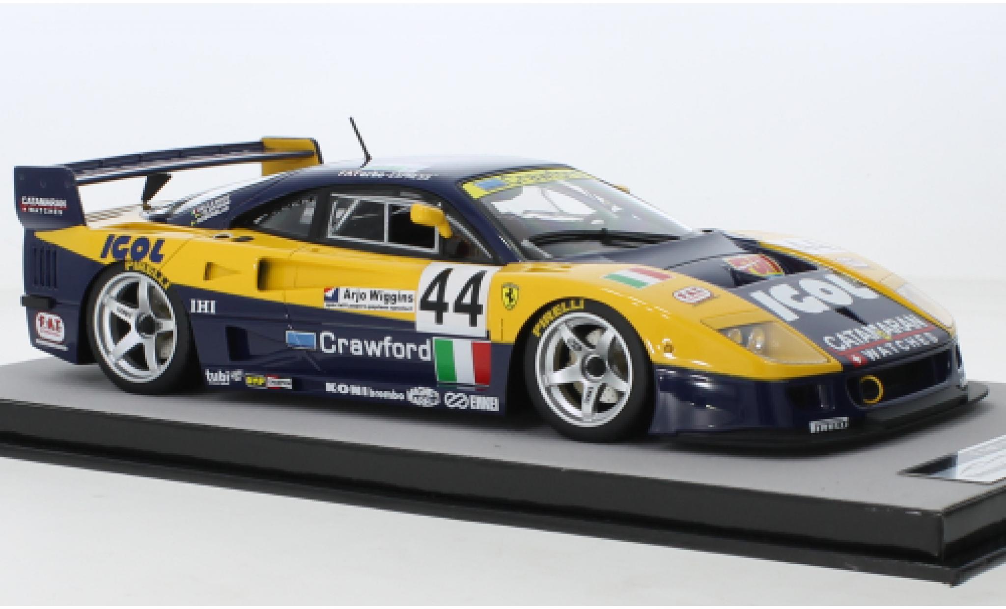 Ferrari F40 1/18 Tecnomodel GTE No.44 24h Le Mans 1996 modelauto