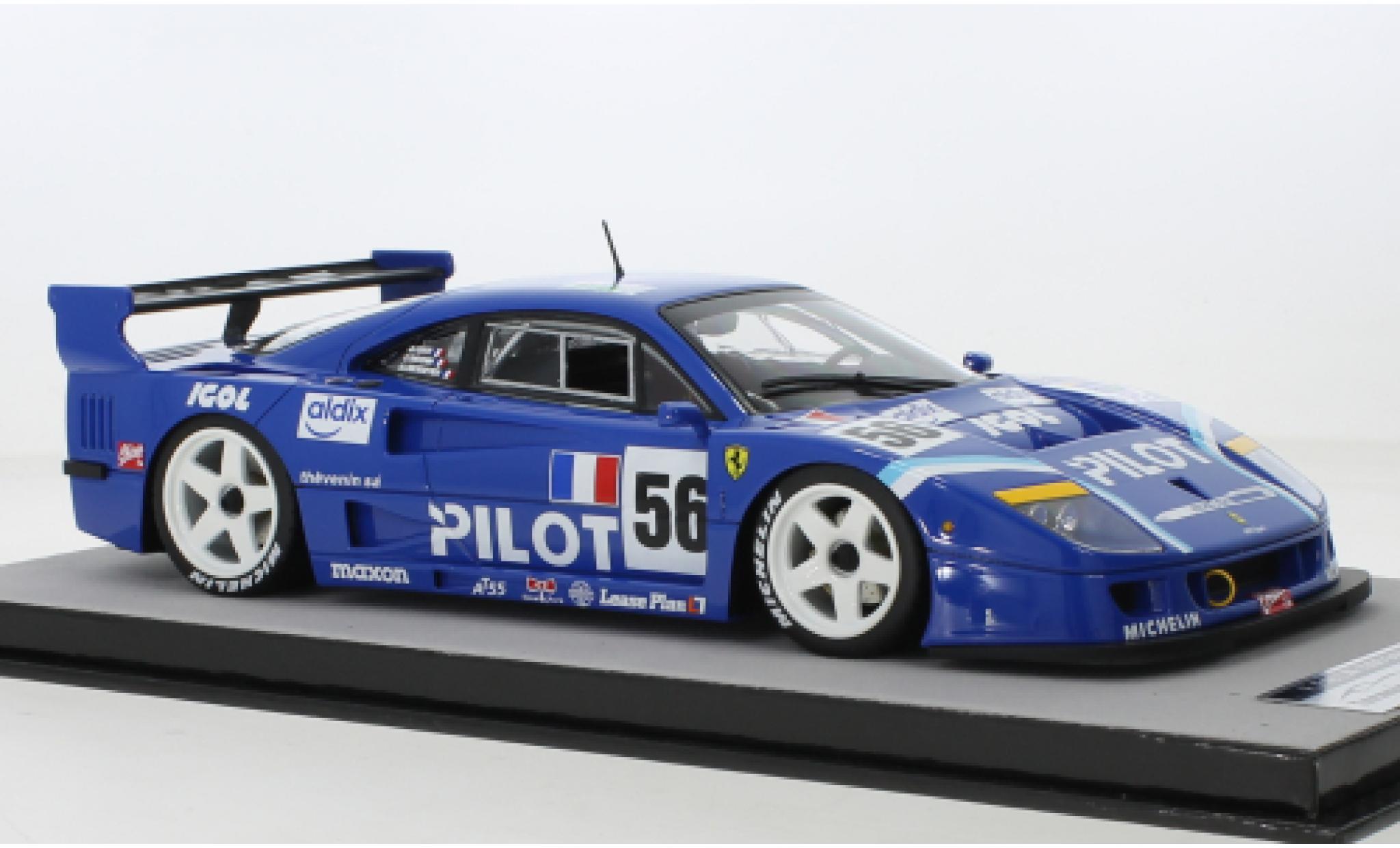 Ferrari F40 1/18 Tecnomodel GTE No.56 Pilote 24h Le Mans 1996 modelauto
