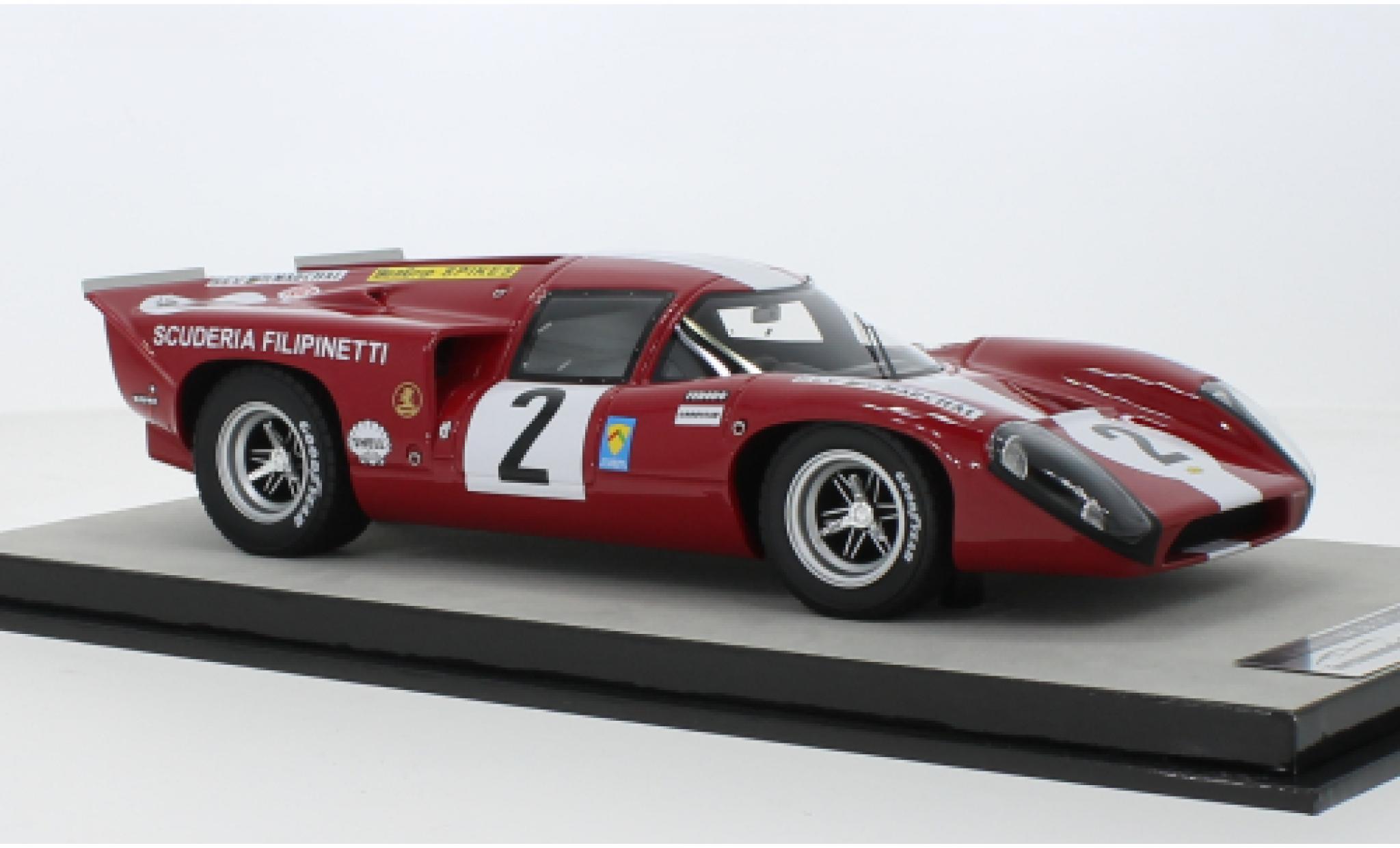 Lola T70 1/18 Tecnomodel Mk3B GT RHD No.2 Scuderia Filipinetti 24h Le Mans 1969 modelauto