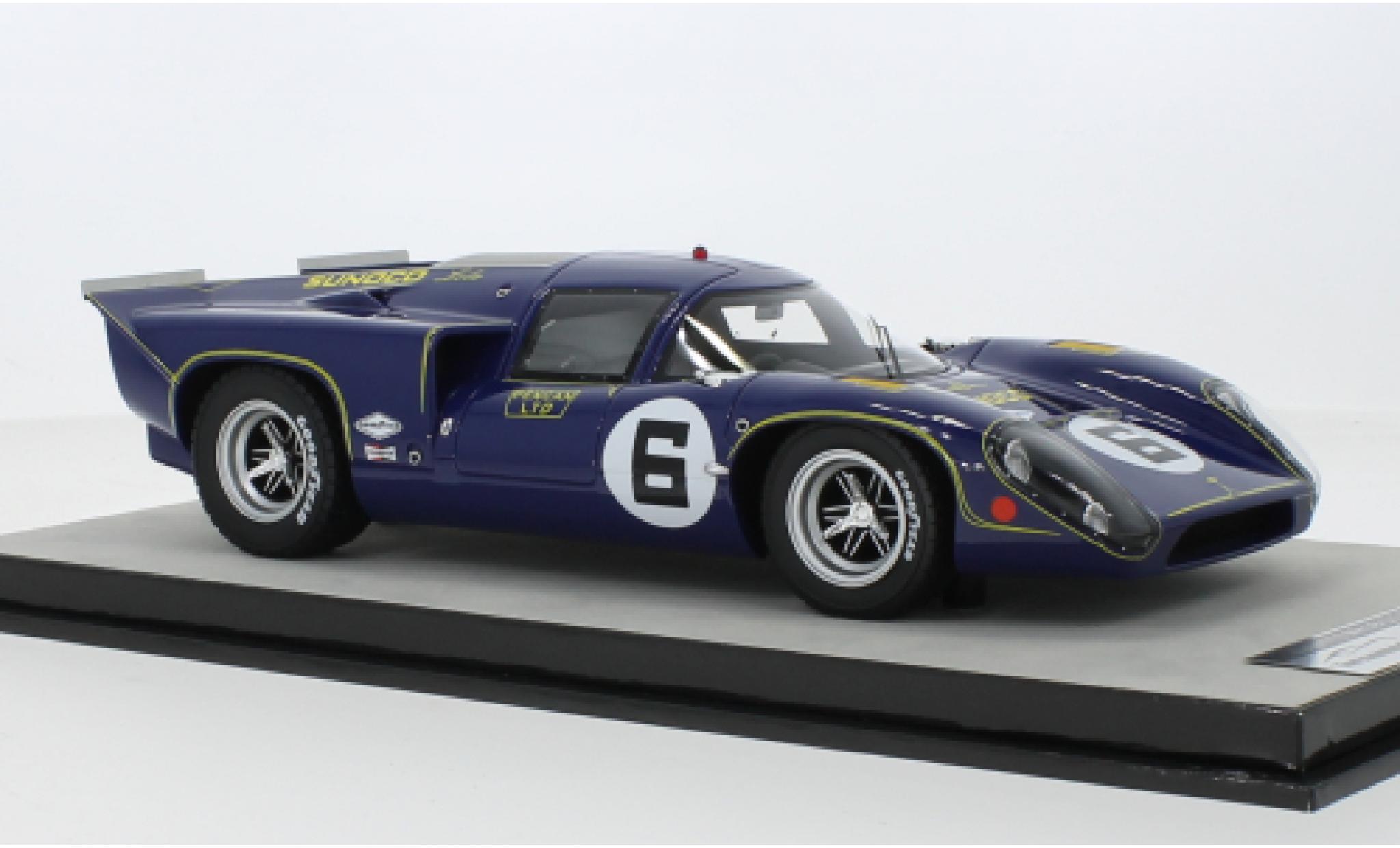 Lola T70 1/18 Tecnomodel Mk3B GT RHD No.6 Team Sunoco Sunoco 24h Daytona 1969 modelauto