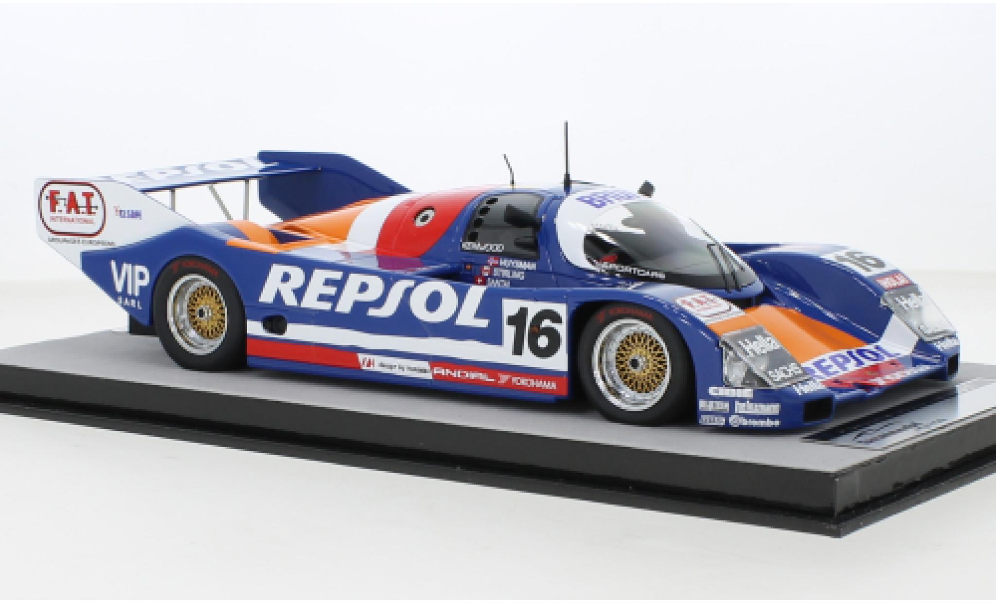 Porsche 962 1991 1/18 Tecnomodel C RHD No.16 Repsol 24h Le Mans modelauto