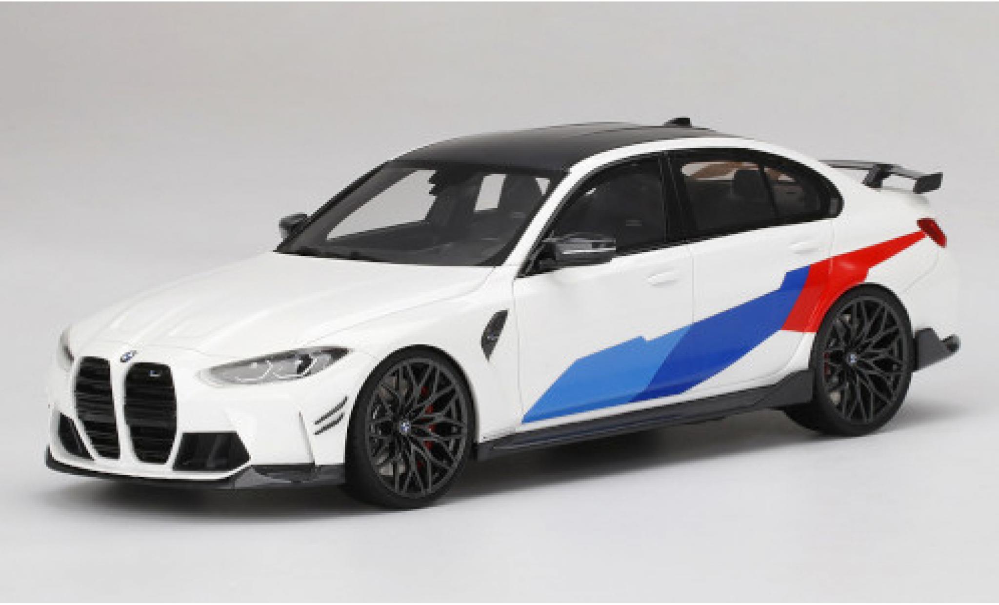Bmw M3 1/18 Top Speed M-Performance (G80) wit/Dekor 2021 modelauto