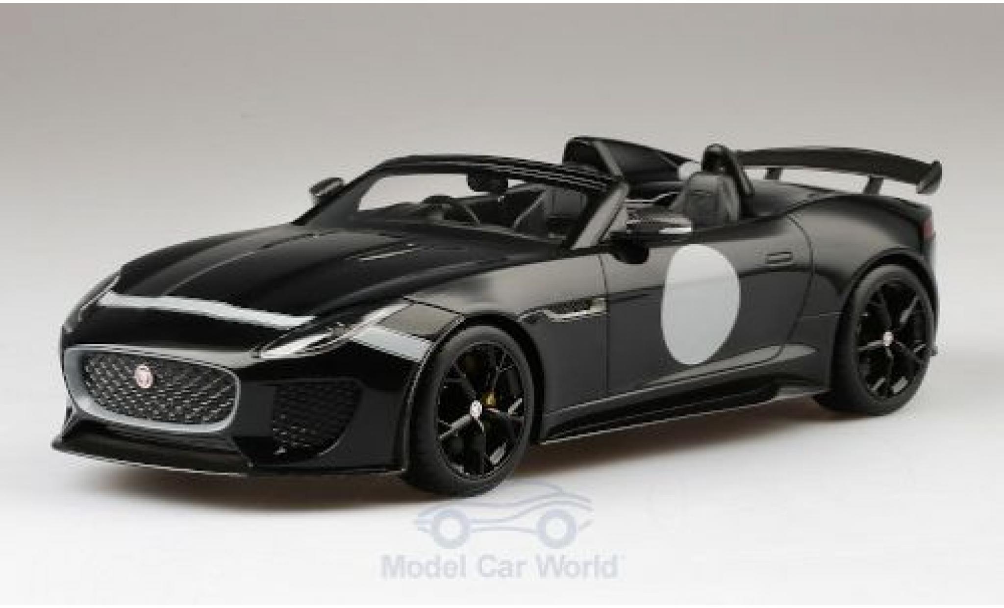 Jaguar F-Type 1/18 Top Speed Project 7 zwart RHD modelauto