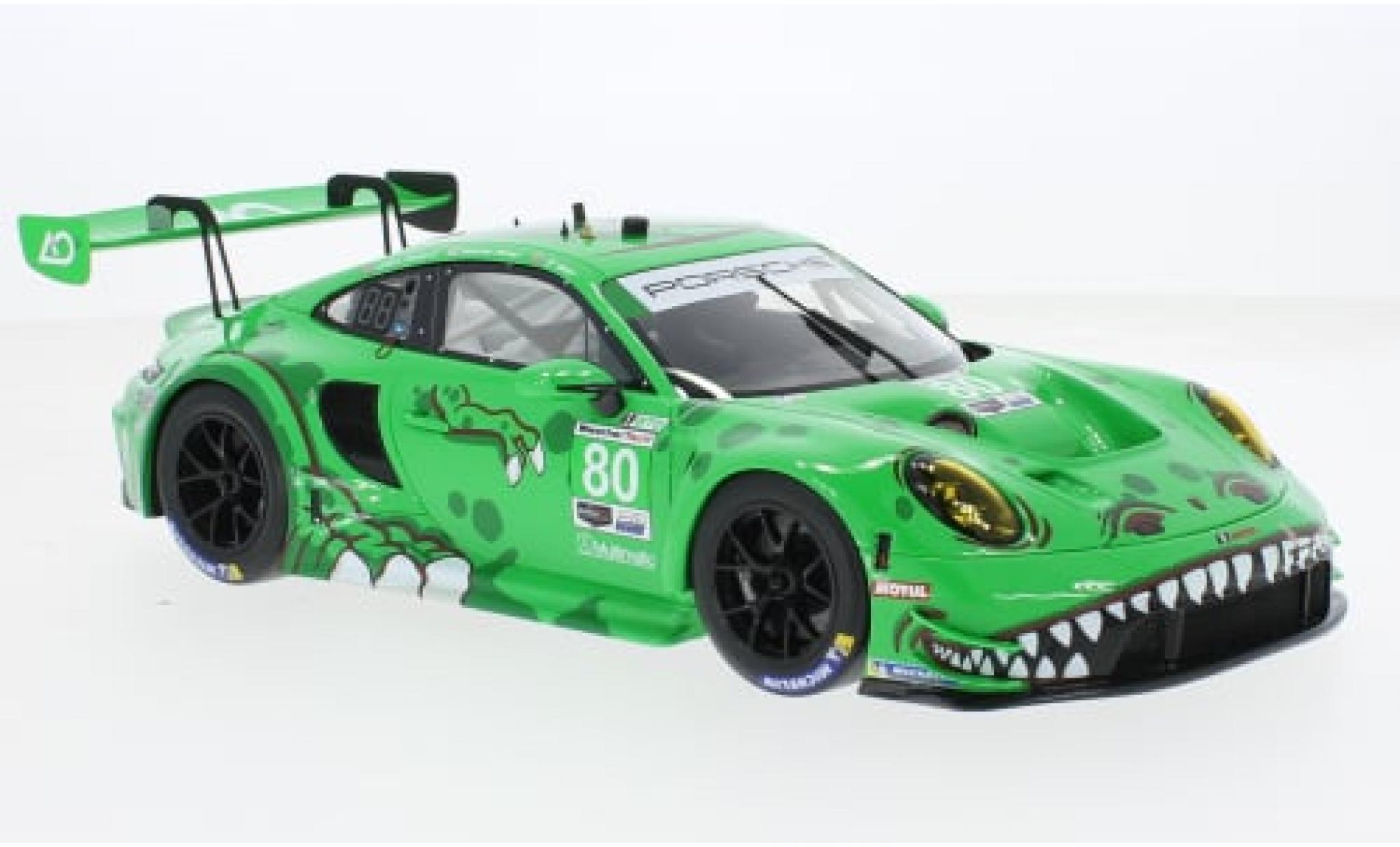 Porsche 992 GT3 R 1/18 Top Speed 911  S No.80 AO Racing IMSA 12h Sebring 2023 1:18 modelauto