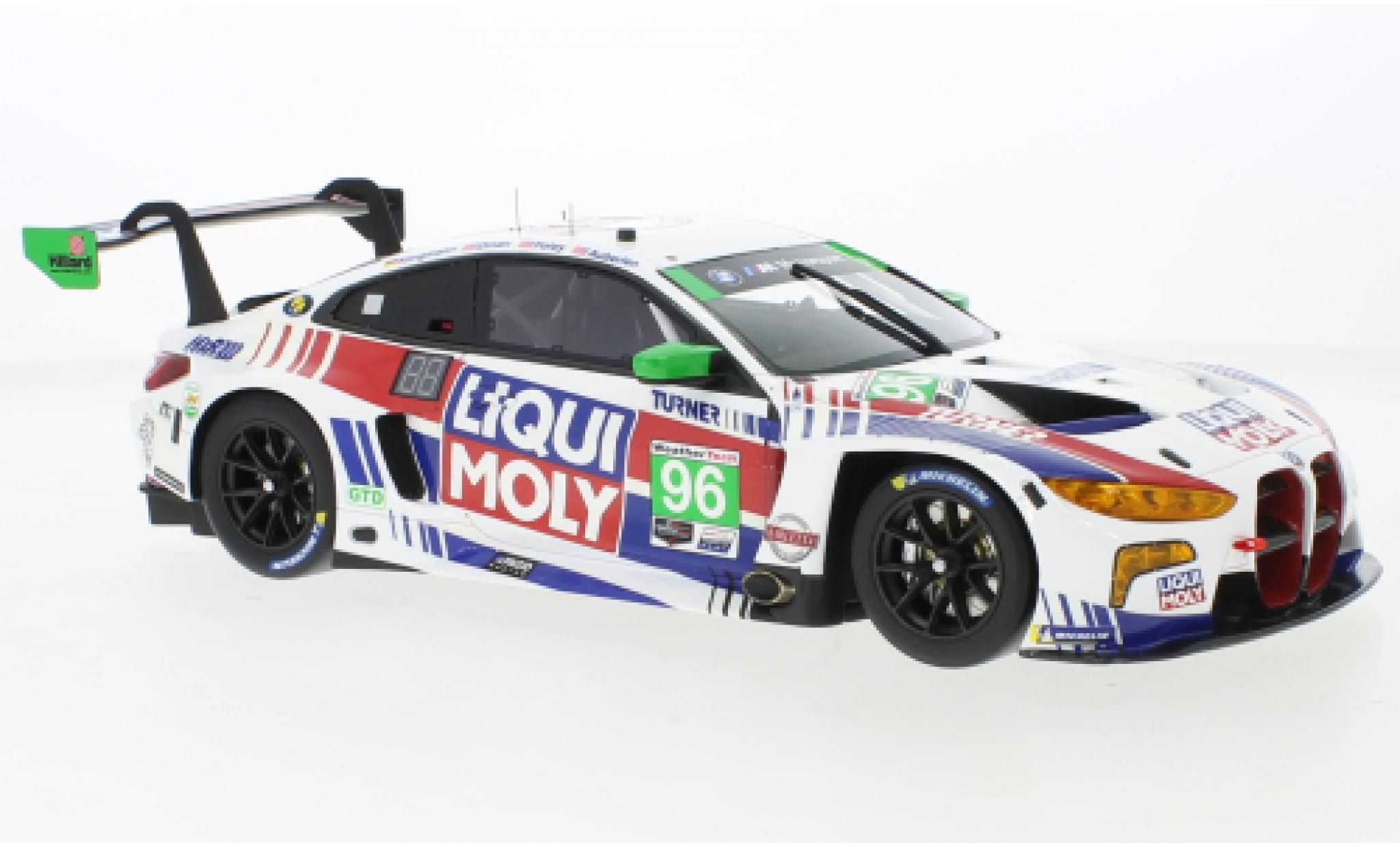 Bmw M4 1/18 Top Speed GT3 No.96 Turner Motorsport Liqui Moly IMSA 24h Daytona 2022 modelauto